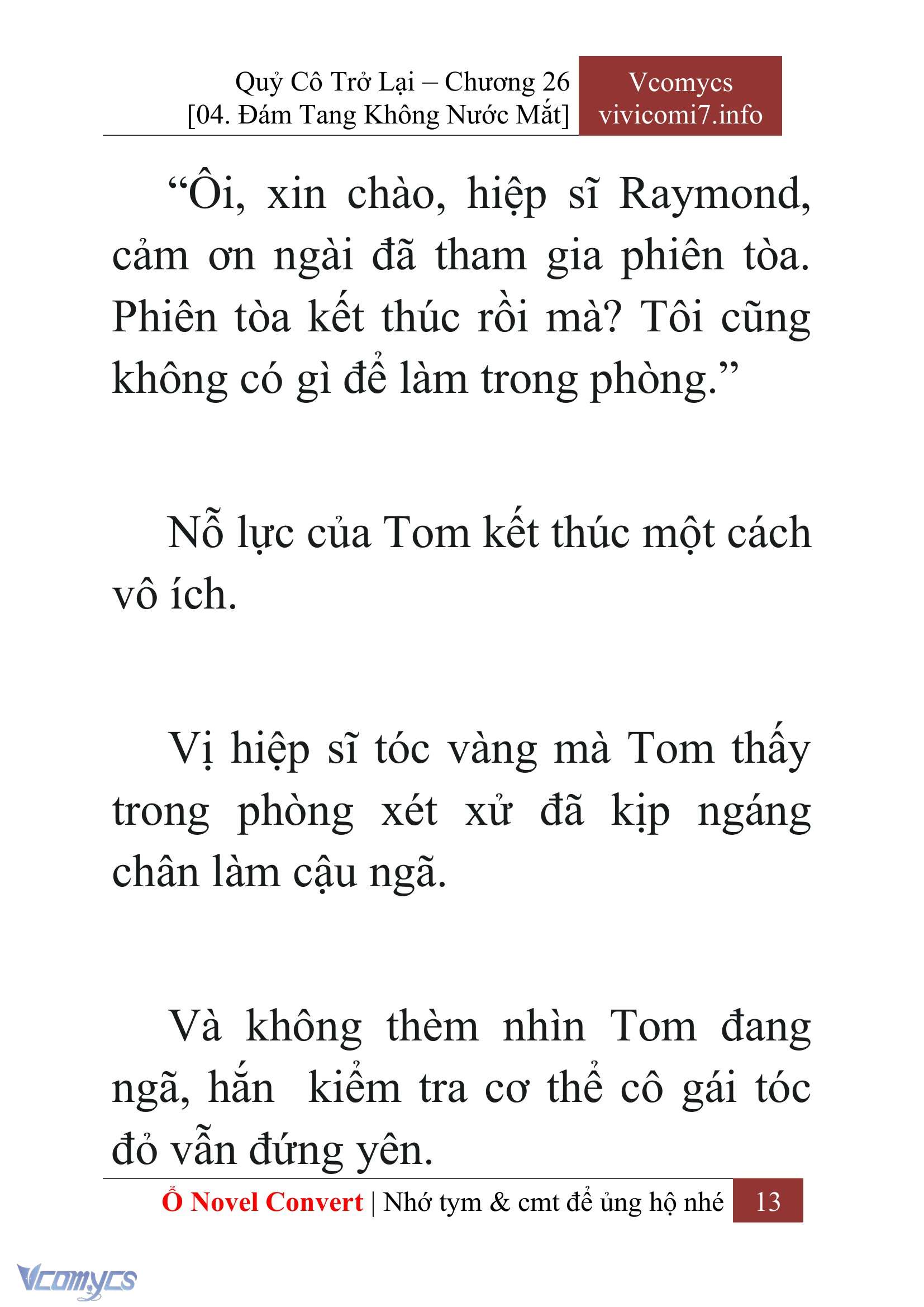 [Novel] Quý Cô Trở Lại Chap 26 - Trang 2