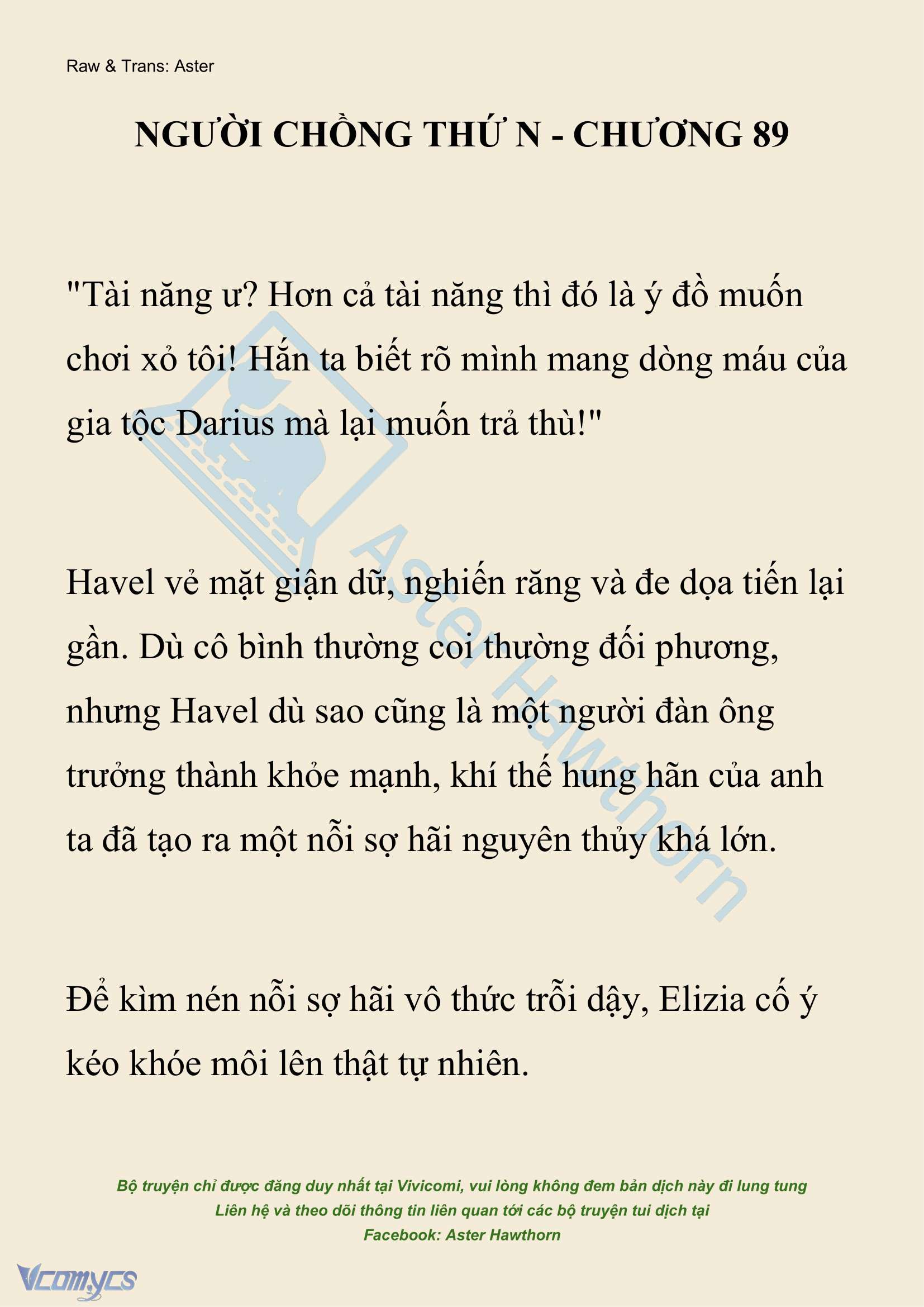 [NOVEL] Người Chồng Thứ N Chap 89 - Trang 2