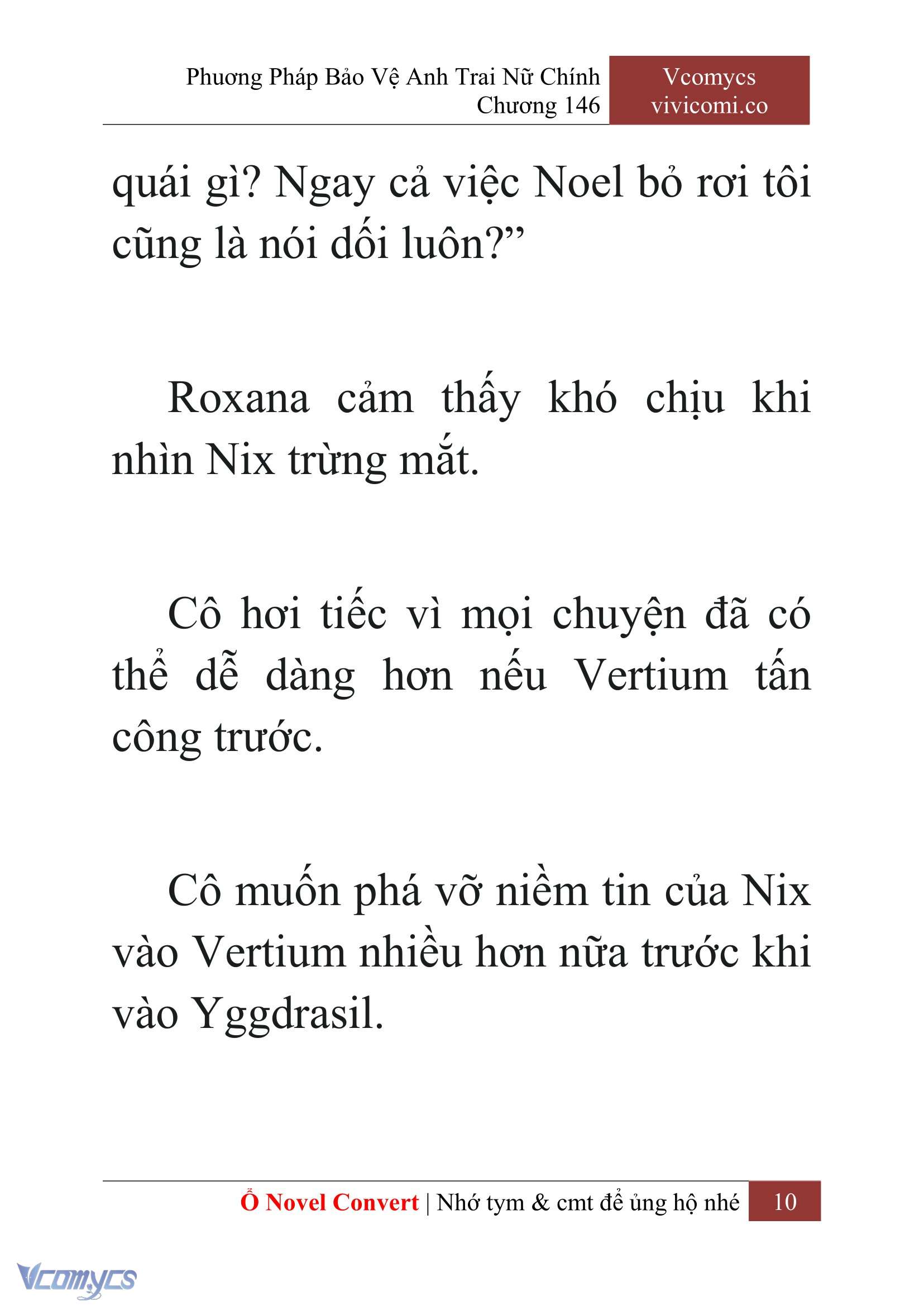 [Novel] Phương Pháp Bảo Vệ Anh Trai Nữ Chính Chap 146 - Trang 2