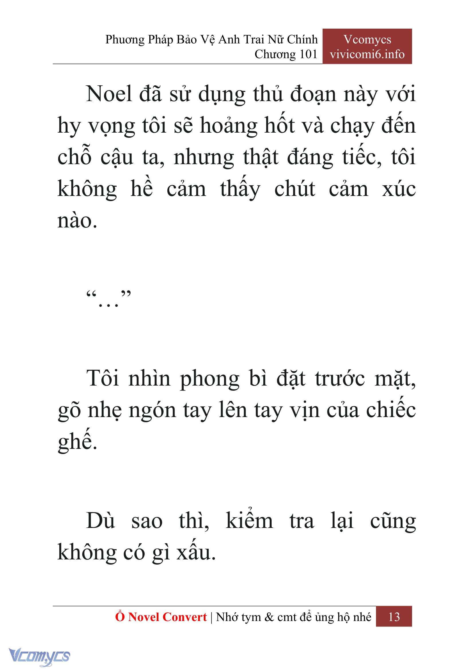 [Novel] Phương Pháp Bảo Vệ Anh Trai Nữ Chính Chap 101 - Trang 2