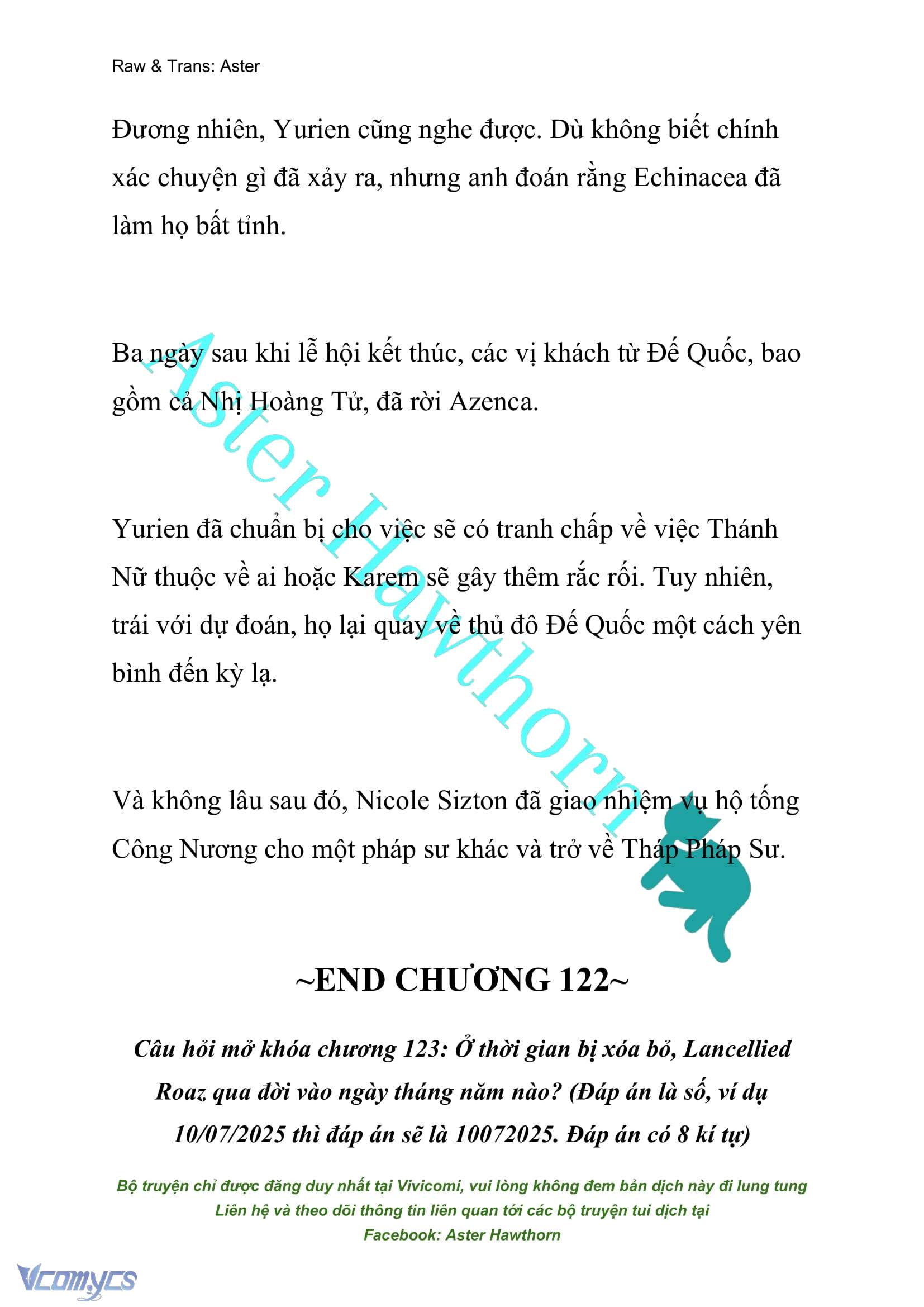 [NOVEL] Đóa Hoa Cầm Kiếm Chap 122 - Trang 2