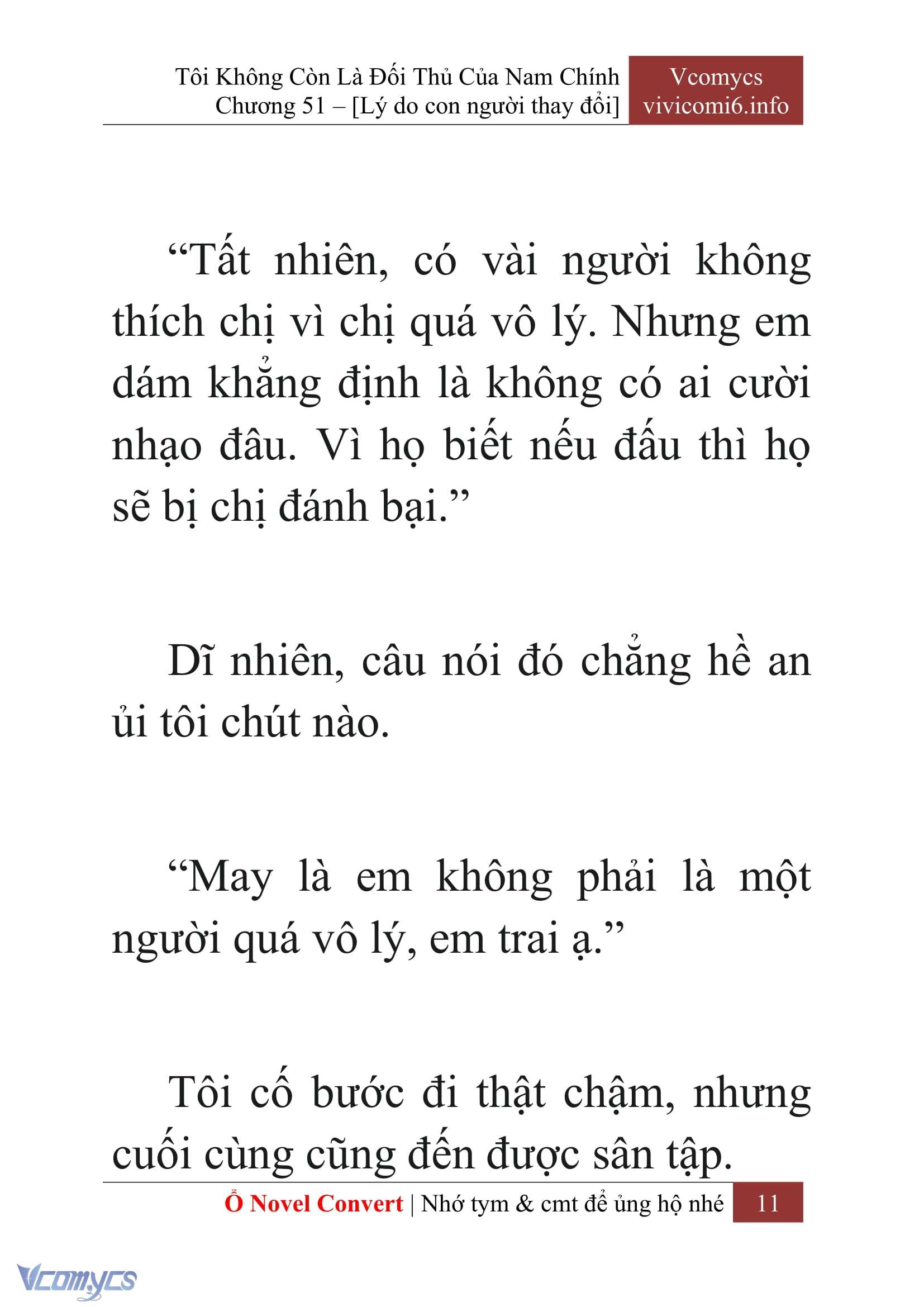 [Novel] Tôi Không Còn Là Đối Thủ Của Nam Chính Chap 51 - Trang 2