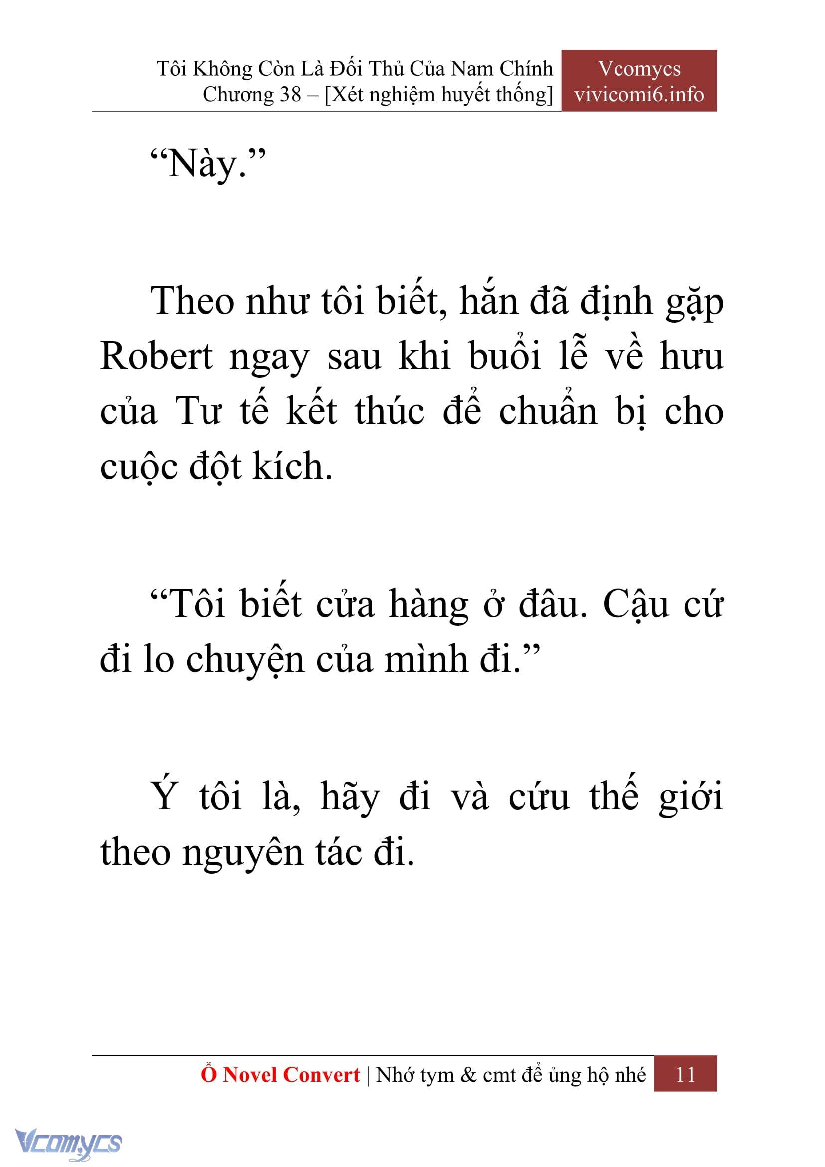 [Novel] Tôi Không Còn Là Đối Thủ Của Nam Chính Chap 38 - Trang 2