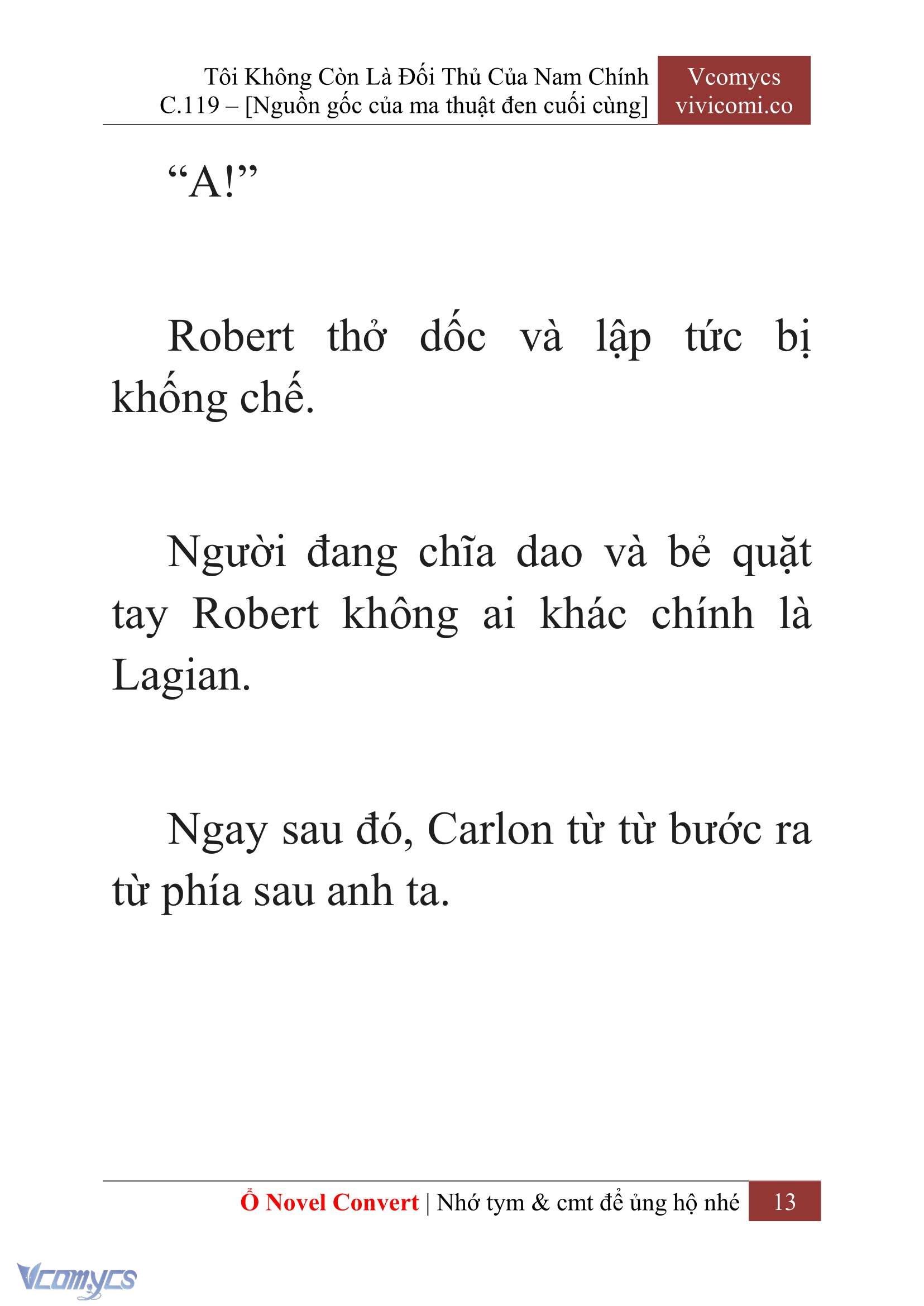 [Novel] Tôi Không Còn Là Đối Thủ Của Nam Chính Chap 119 - Trang 2