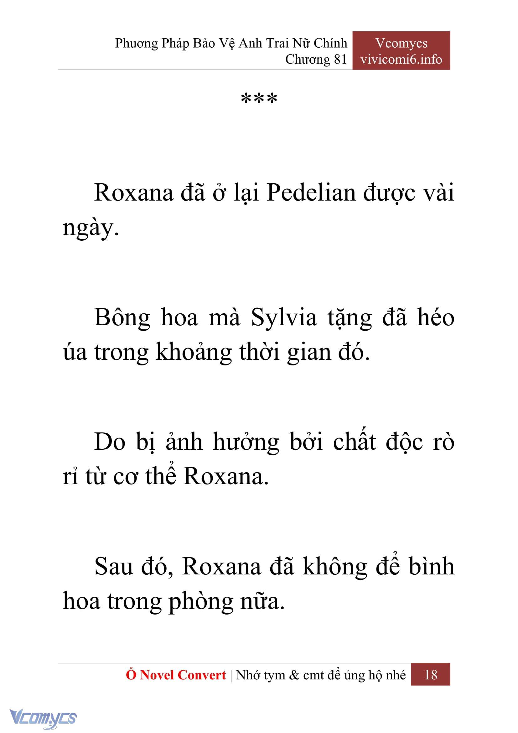 [Novel] Phương Pháp Bảo Vệ Anh Trai Nữ Chính Chap 81 - Trang 2