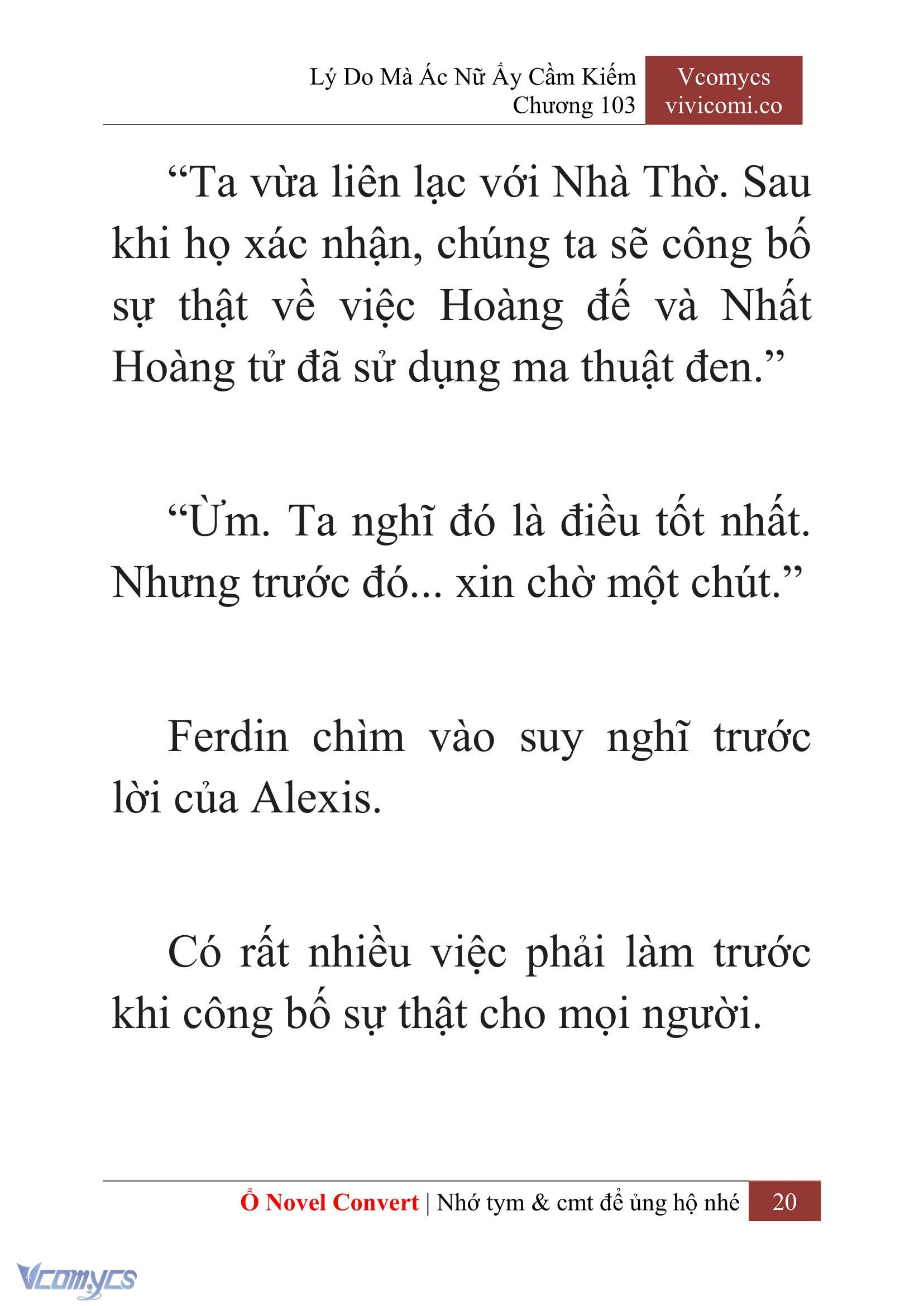 [Novel] Lý Do Mà Ác Nữ Ấy Cầm Kiếm Chap 103 - Trang 2