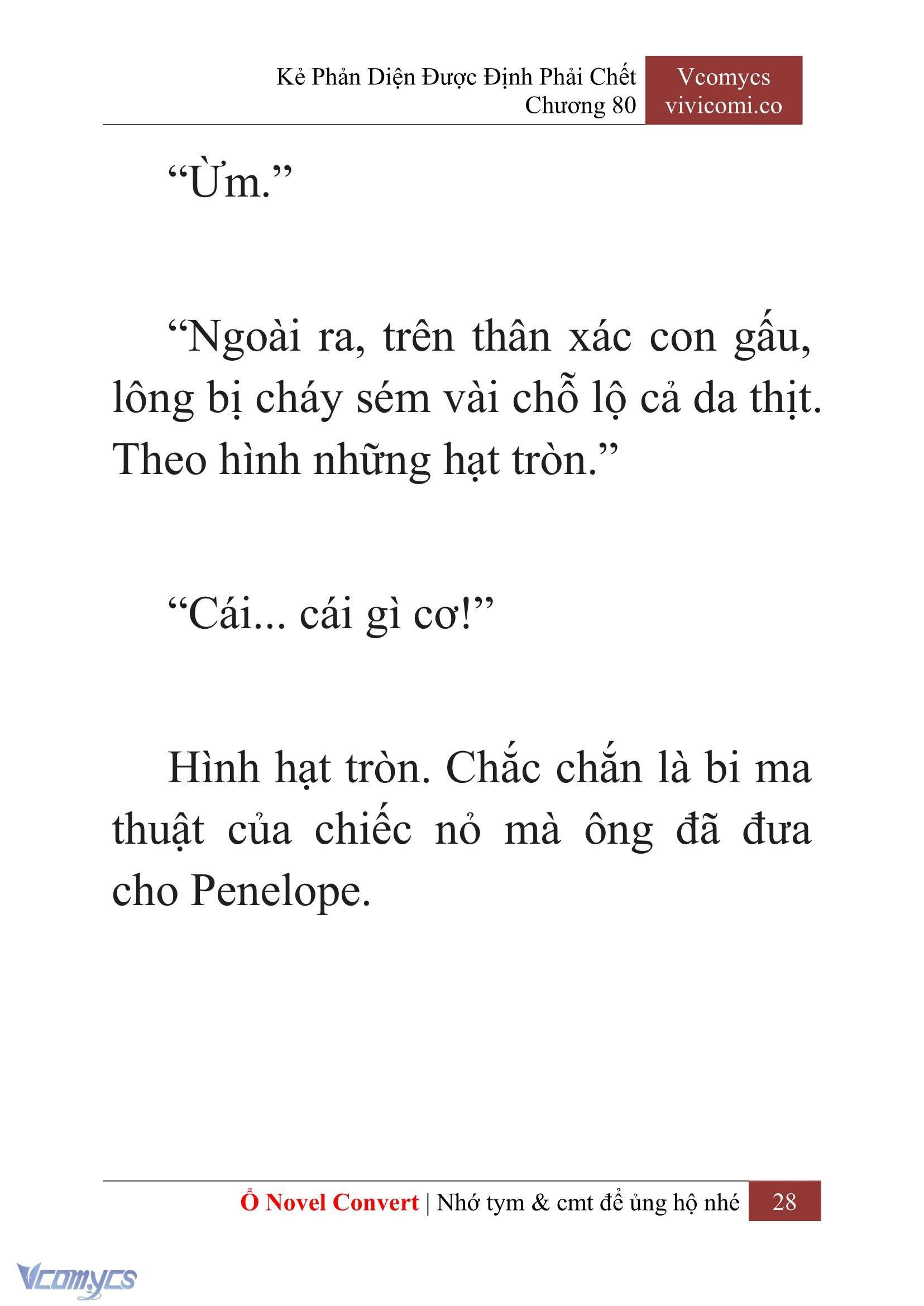 [Novel] Kẻ Phản Diện Được Định Phải Chết Chap 80 - Trang 2