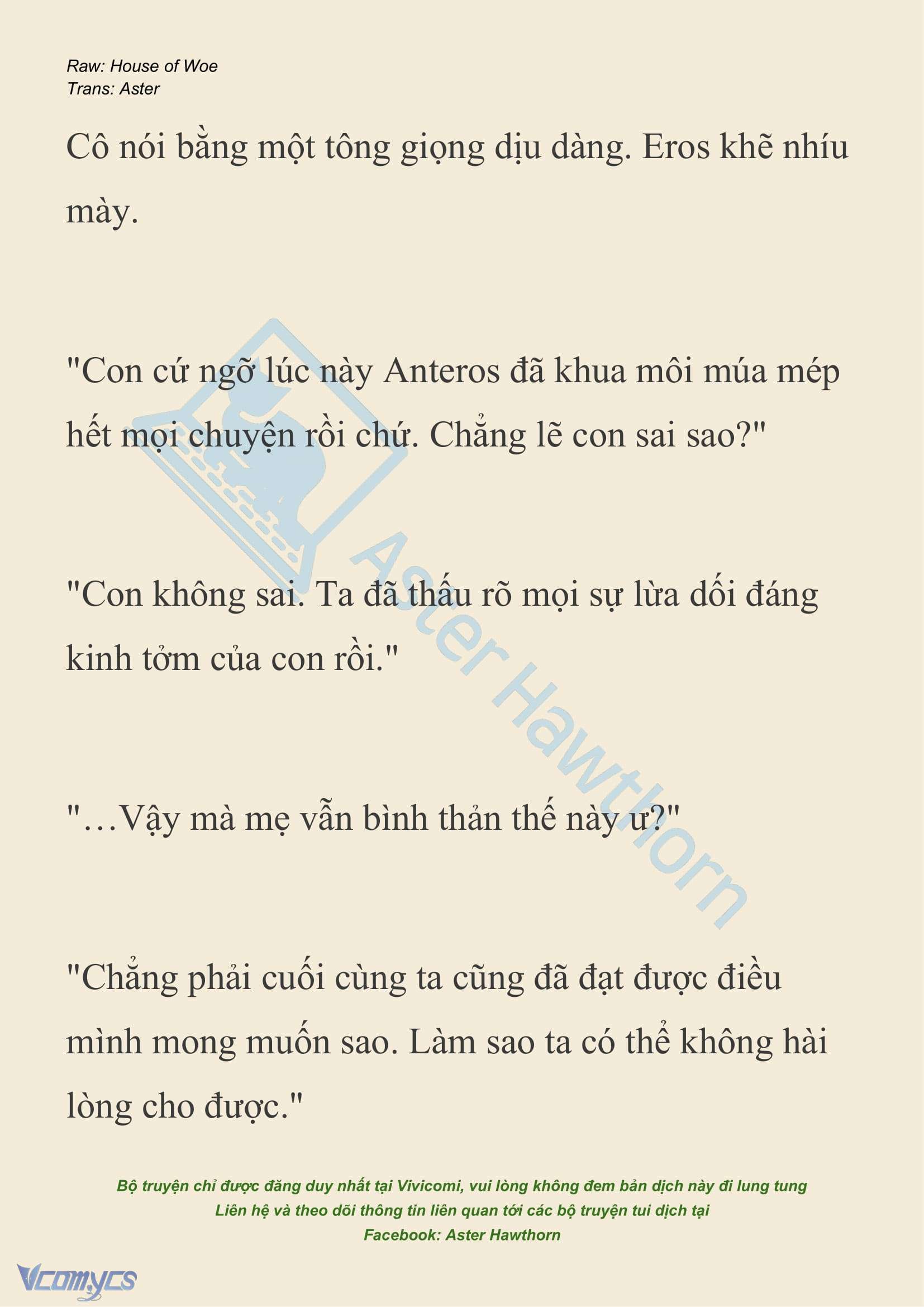 [NOVEL] Dành Cho Các Nữ Thần: Dành cho Psyche Chap 36 - Trang 2
