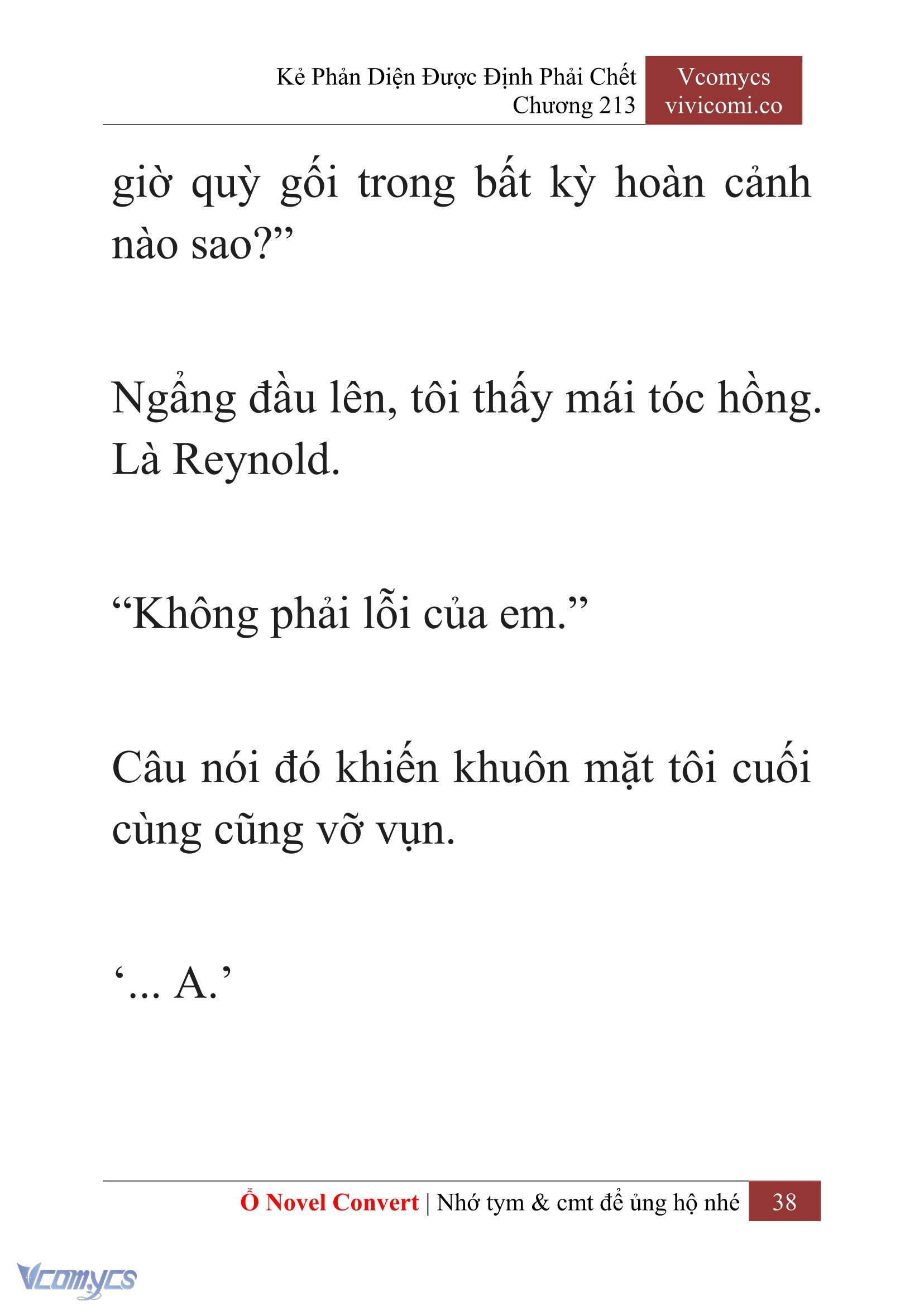 [Novel] Kẻ Phản Diện Được Định Phải Chết Chap 213 - Trang 2