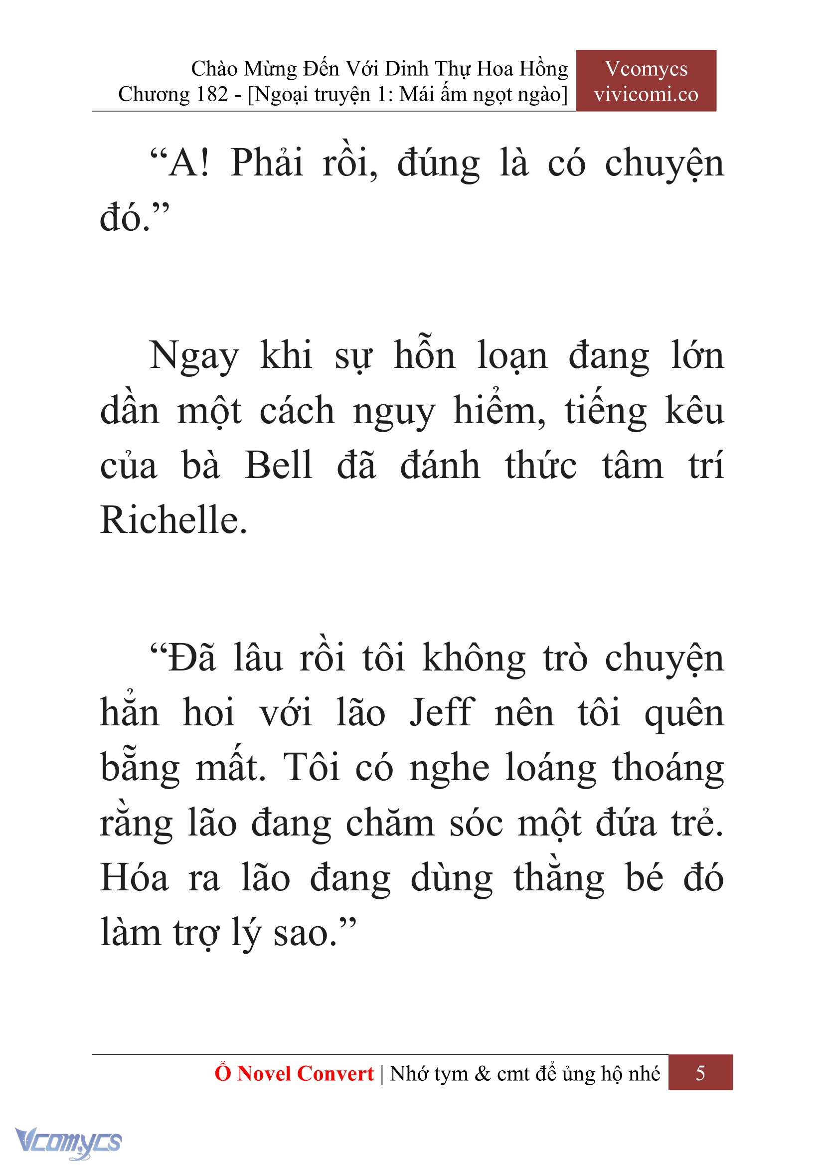 [Novel] Chào Mừng Đến Với Dinh Thự Hoa Hồng Chap 182 - Trang 2