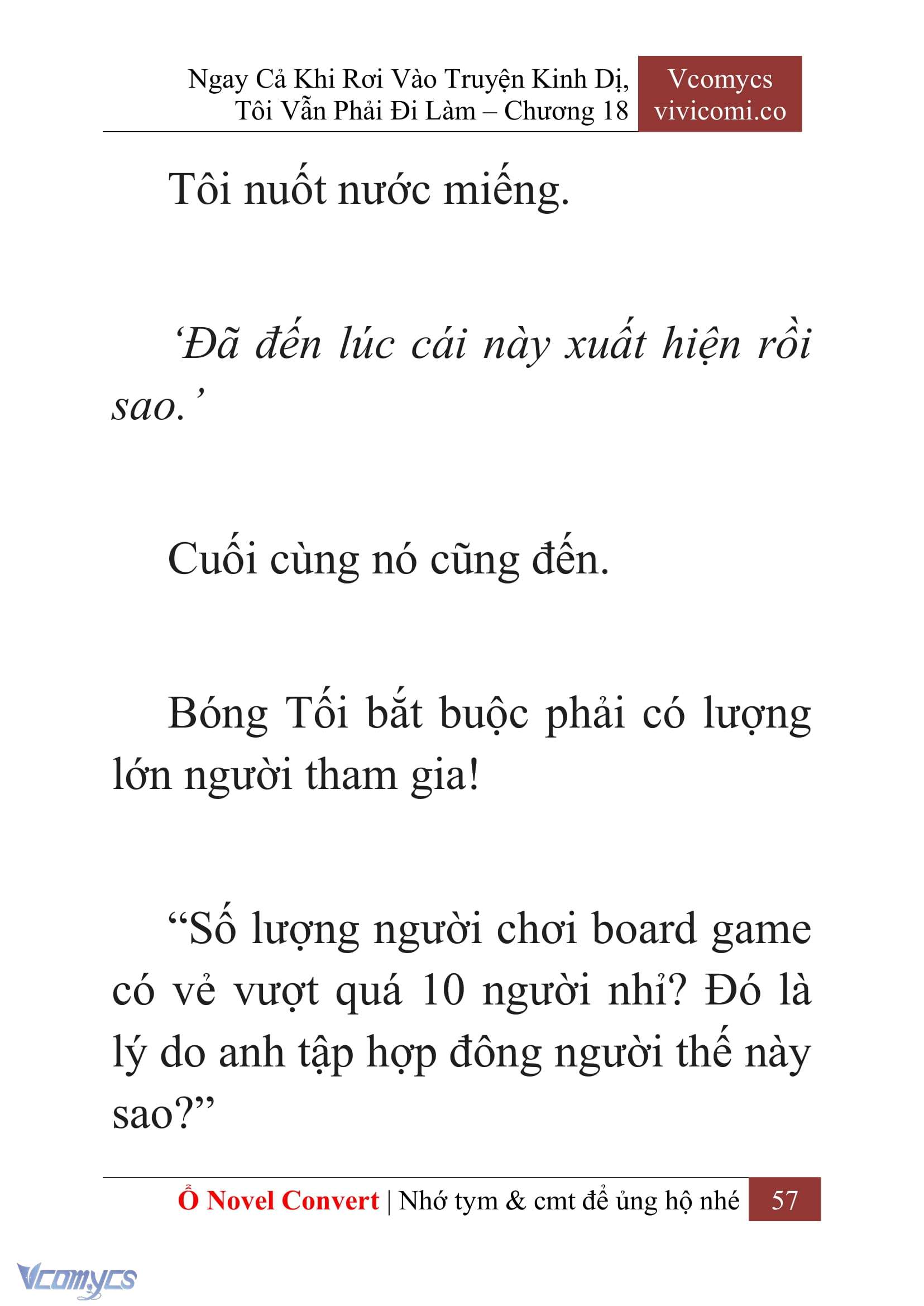 [Novel] Ngay Cả Khi Rơi Vào Truyện Kinh Dị, Tôi Vẫn Phải Đi Làm Chap 18 - Trang 2