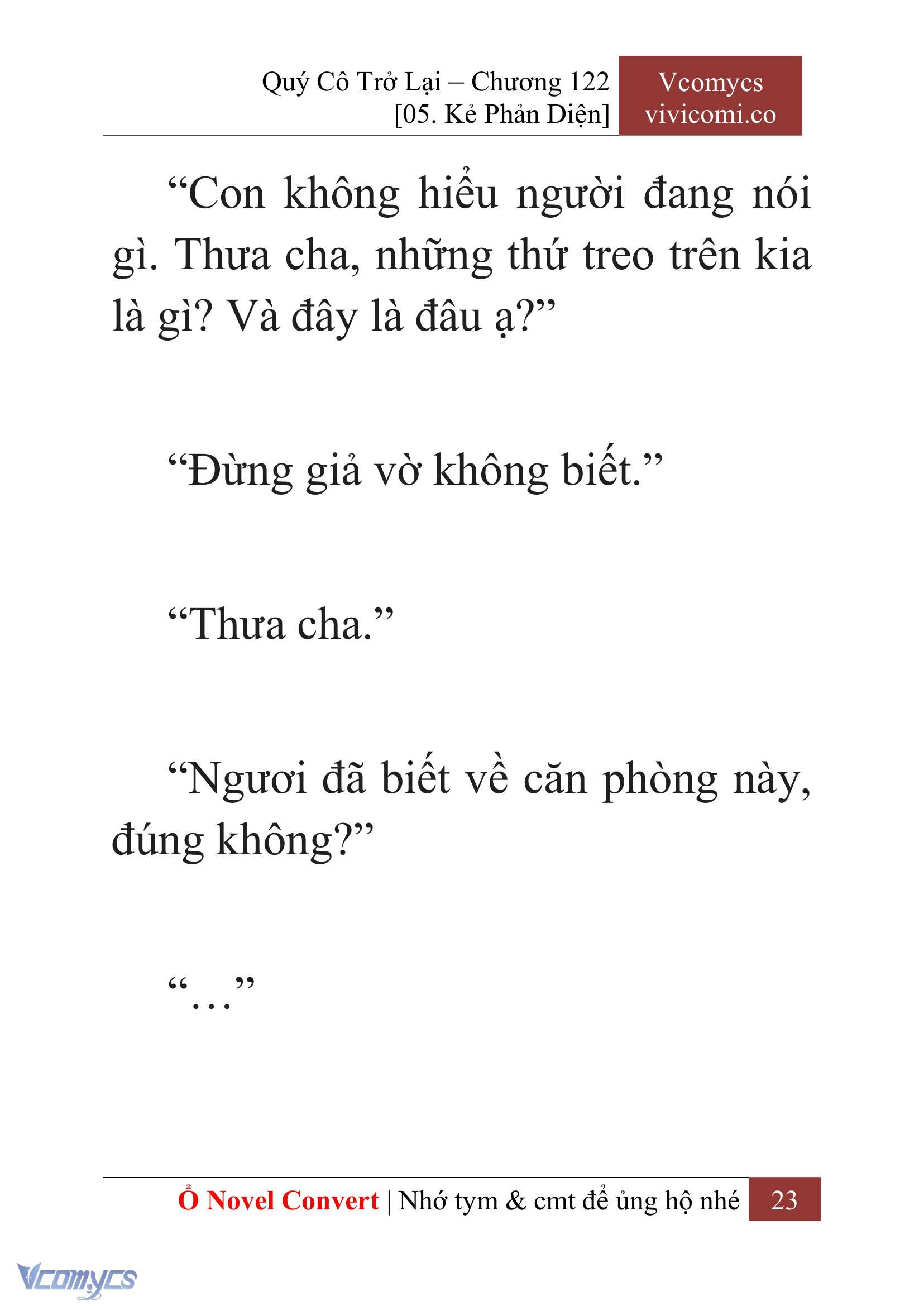 [Novel] Quý Cô Trở Lại Chap 122 - Trang 2