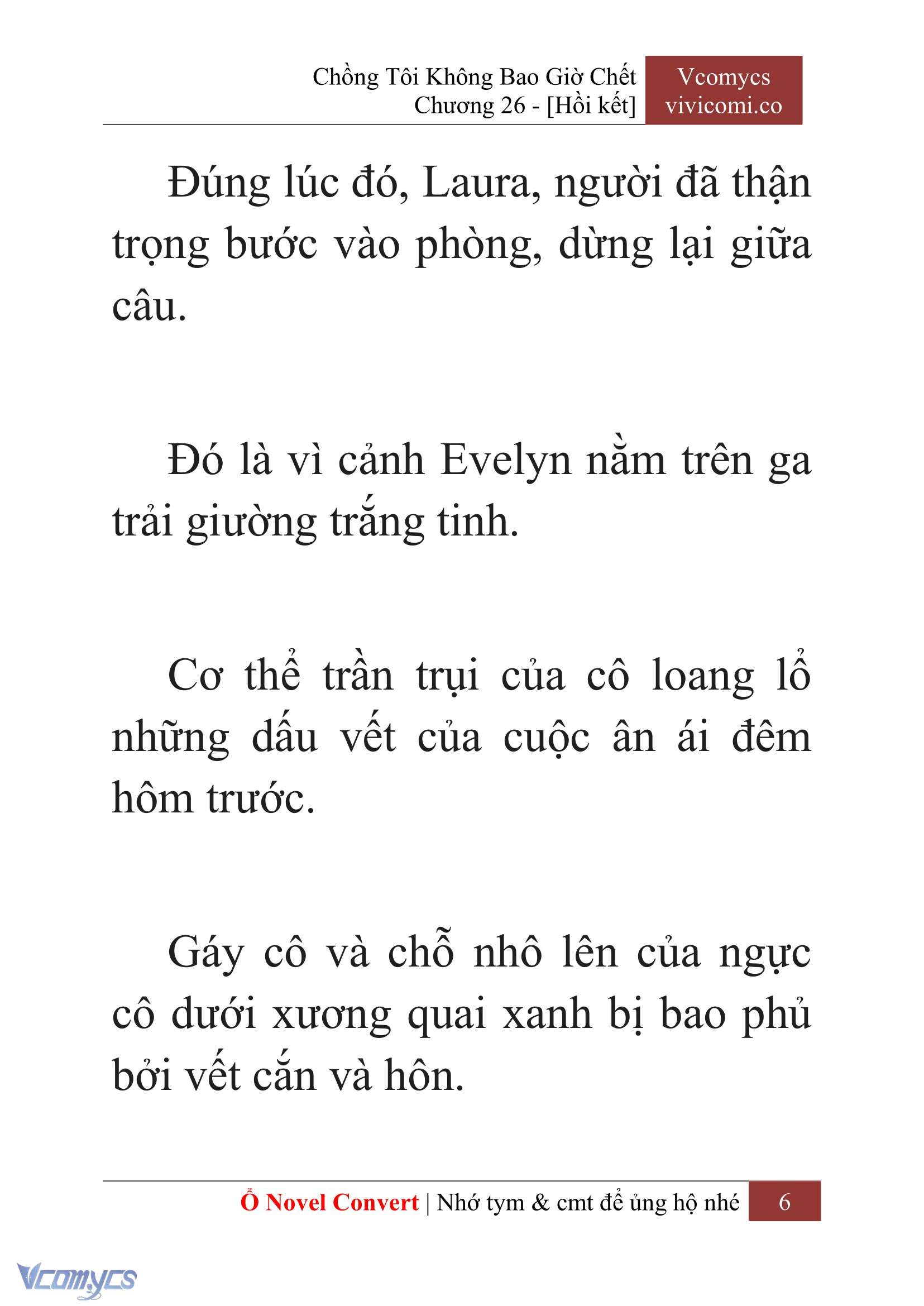 [Novel] Chồng Tôi Không Bao Giờ Chết Chap 26 - Trang 2
