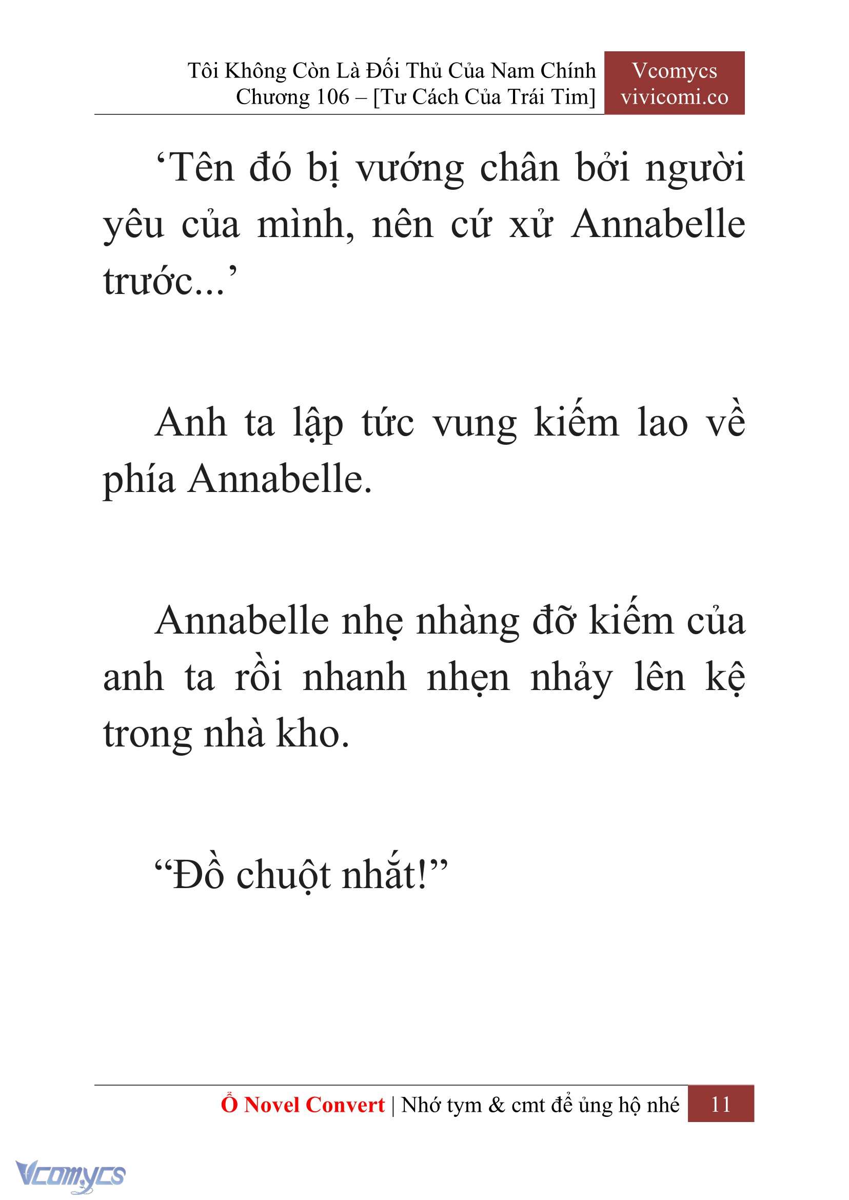 [Novel] Tôi Không Còn Là Đối Thủ Của Nam Chính Chap 106 - Trang 2