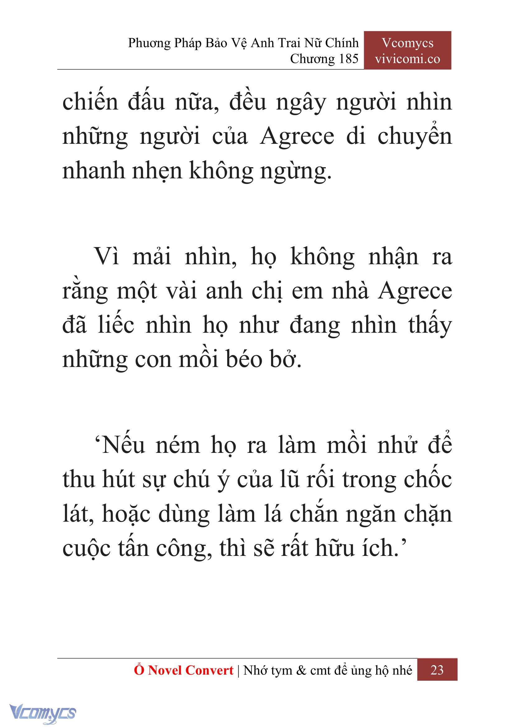[Novel] Phương Pháp Bảo Vệ Anh Trai Nữ Chính Chap 185 - Trang 2