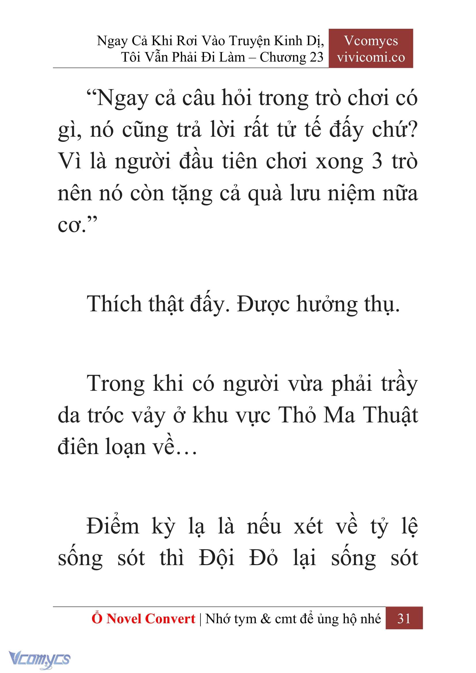 [Novel] Ngay Cả Khi Rơi Vào Truyện Kinh Dị, Tôi Vẫn Phải Đi Làm Chap 23 - Trang 2