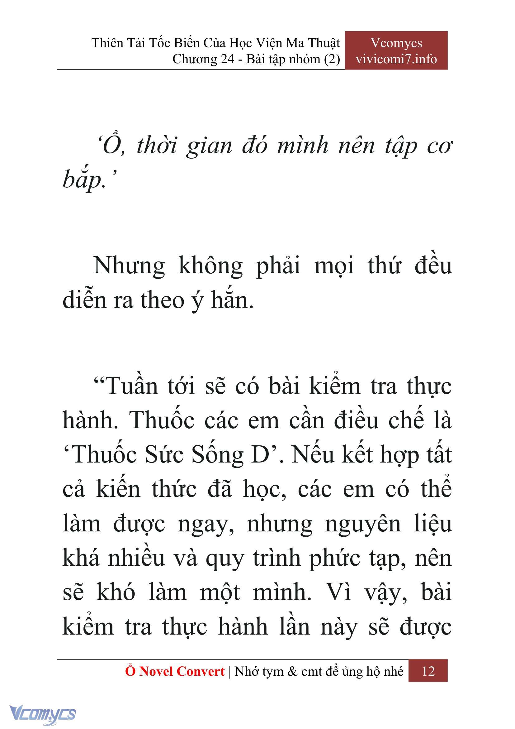[Novel] Thiên Tài Tốc Biến Của Học Viện Ma Thuật Chap 24 - Trang 2