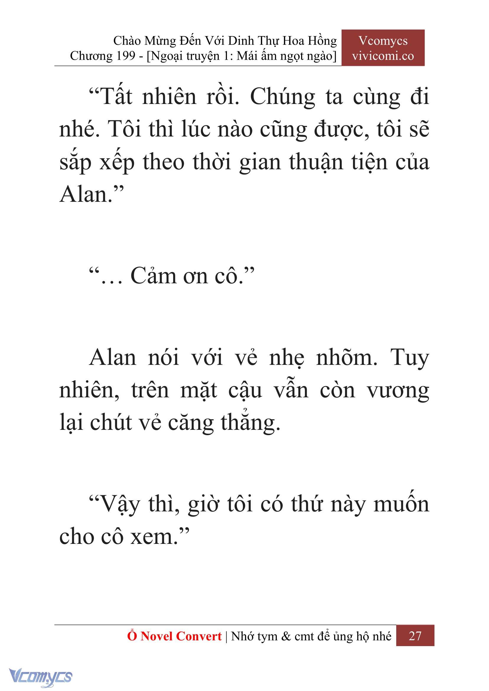 [Novel] Chào Mừng Đến Với Dinh Thự Hoa Hồng Chap 199 - Trang 2