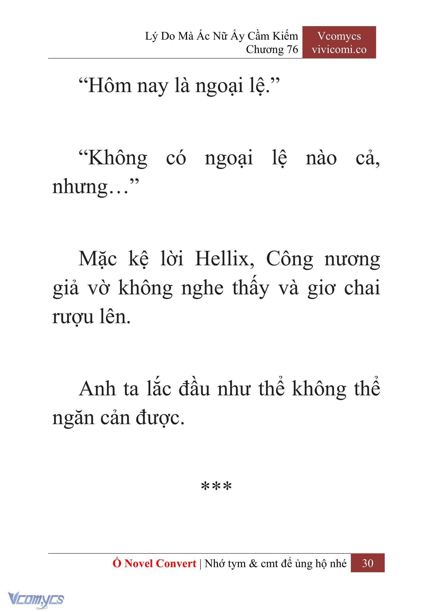 [Novel] Lý Do Mà Ác Nữ Ấy Cầm Kiếm Chap 76 - Next Chap 77