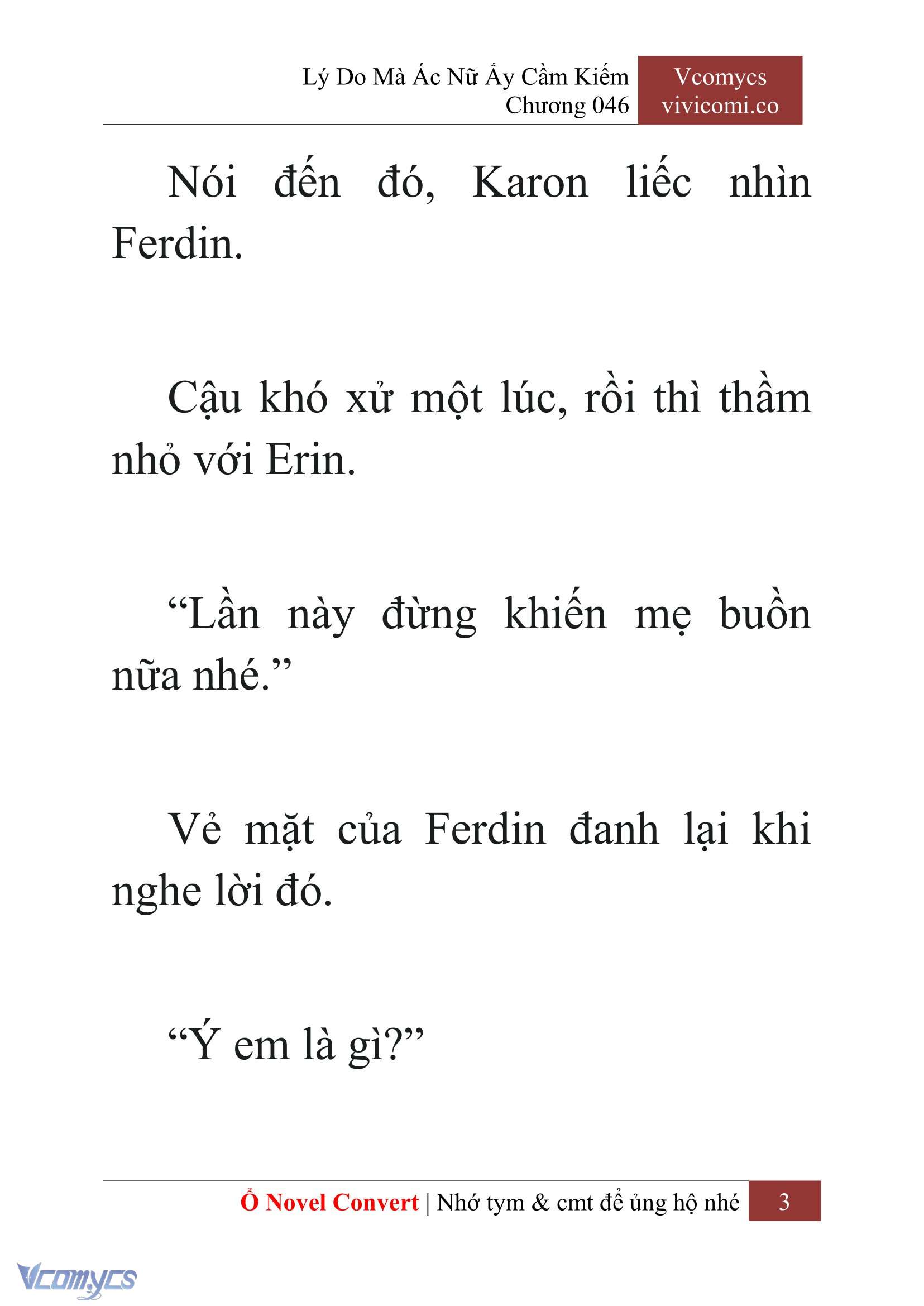 [Novel] Lý Do Mà Ác Nữ Ấy Cầm Kiếm Chap 46 - Trang 2