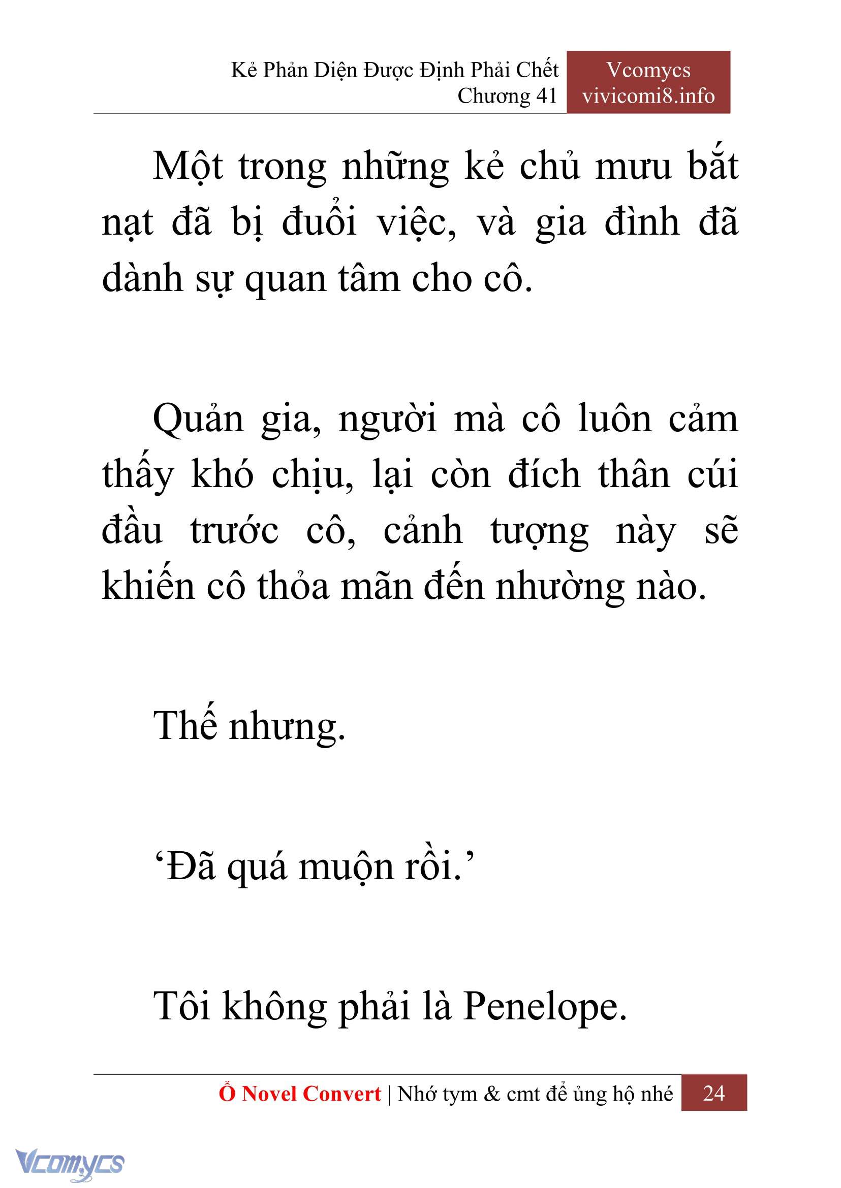 [Novel] Kẻ Phản Diện Được Định Phải Chết Chap 41 - Next Chap 42