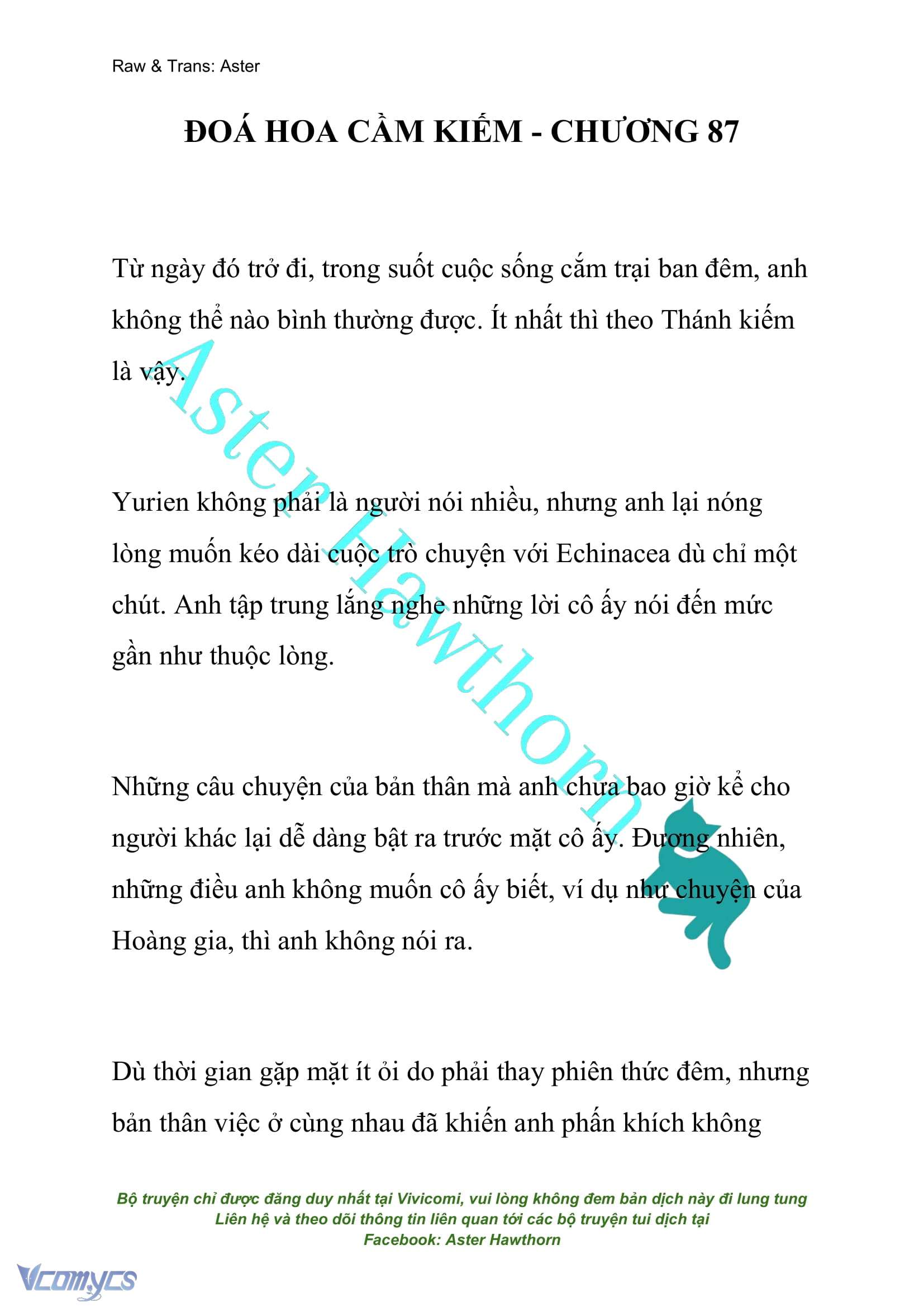 [NOVEL] Đóa Hoa Cầm Kiếm Chap 87 - Trang 2