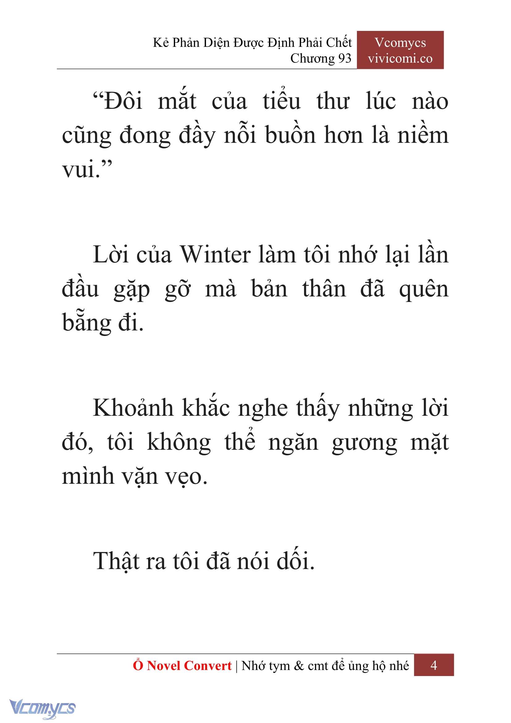 [Novel] Kẻ Phản Diện Được Định Phải Chết Chap 93 - Trang 2