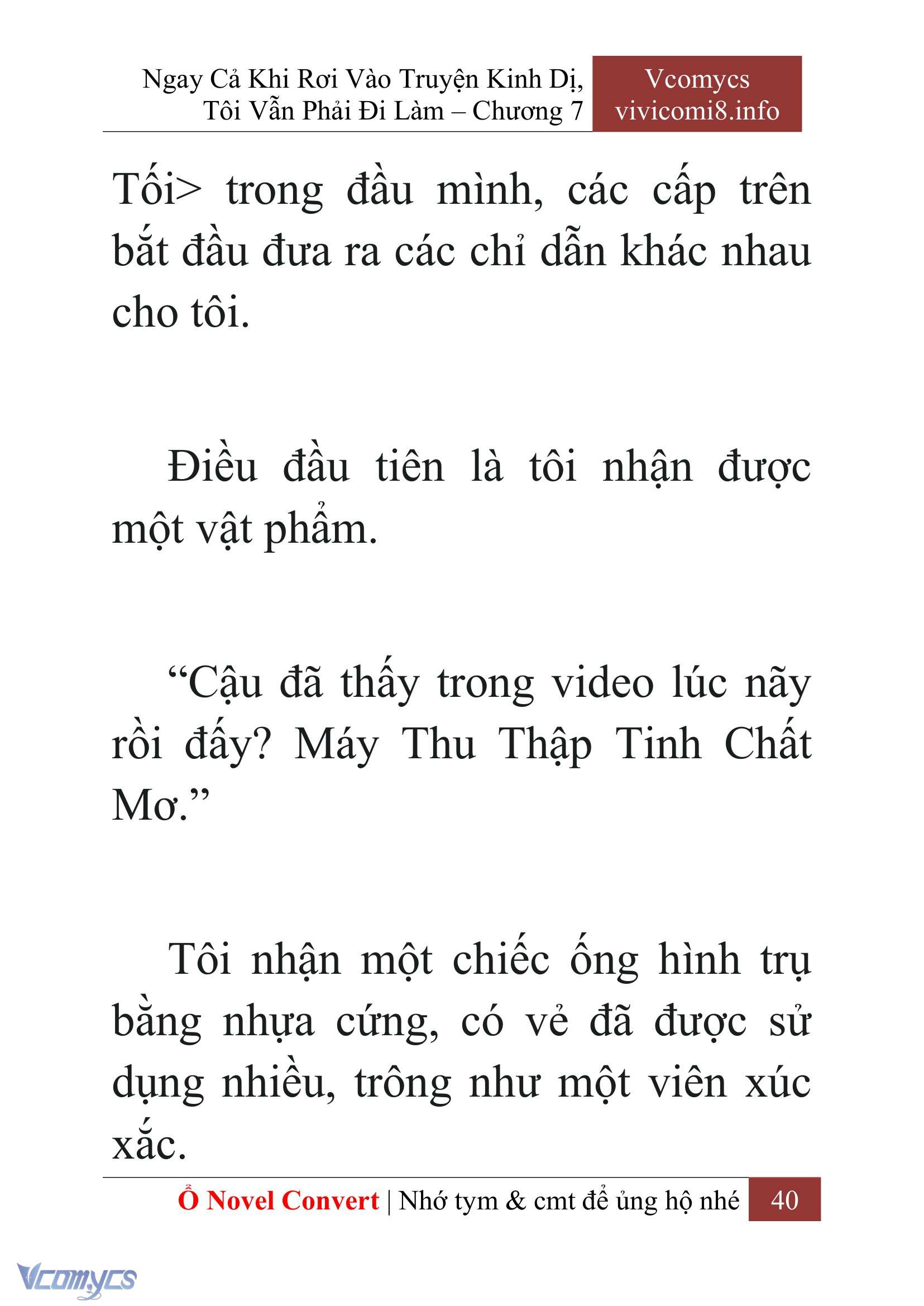 [Novel] Ngay Cả Khi Rơi Vào Truyện Kinh Dị, Tôi Vẫn Phải Đi Làm Chap 7 - Trang 2