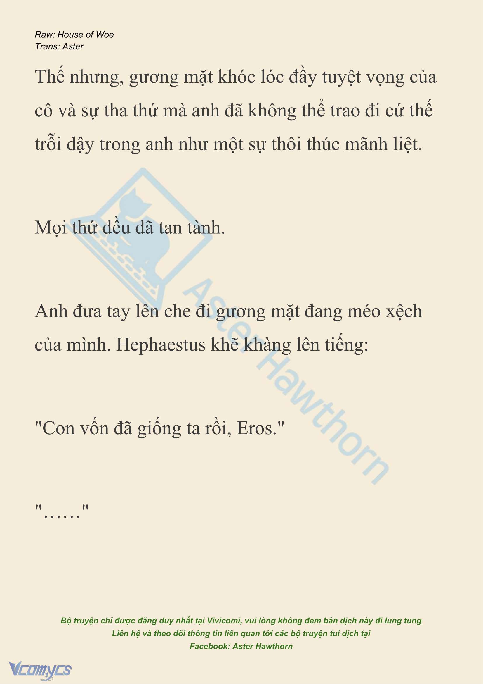 [NOVEL] Dành Cho Các Nữ Thần: Dành cho Psyche Chap 41 - Next 