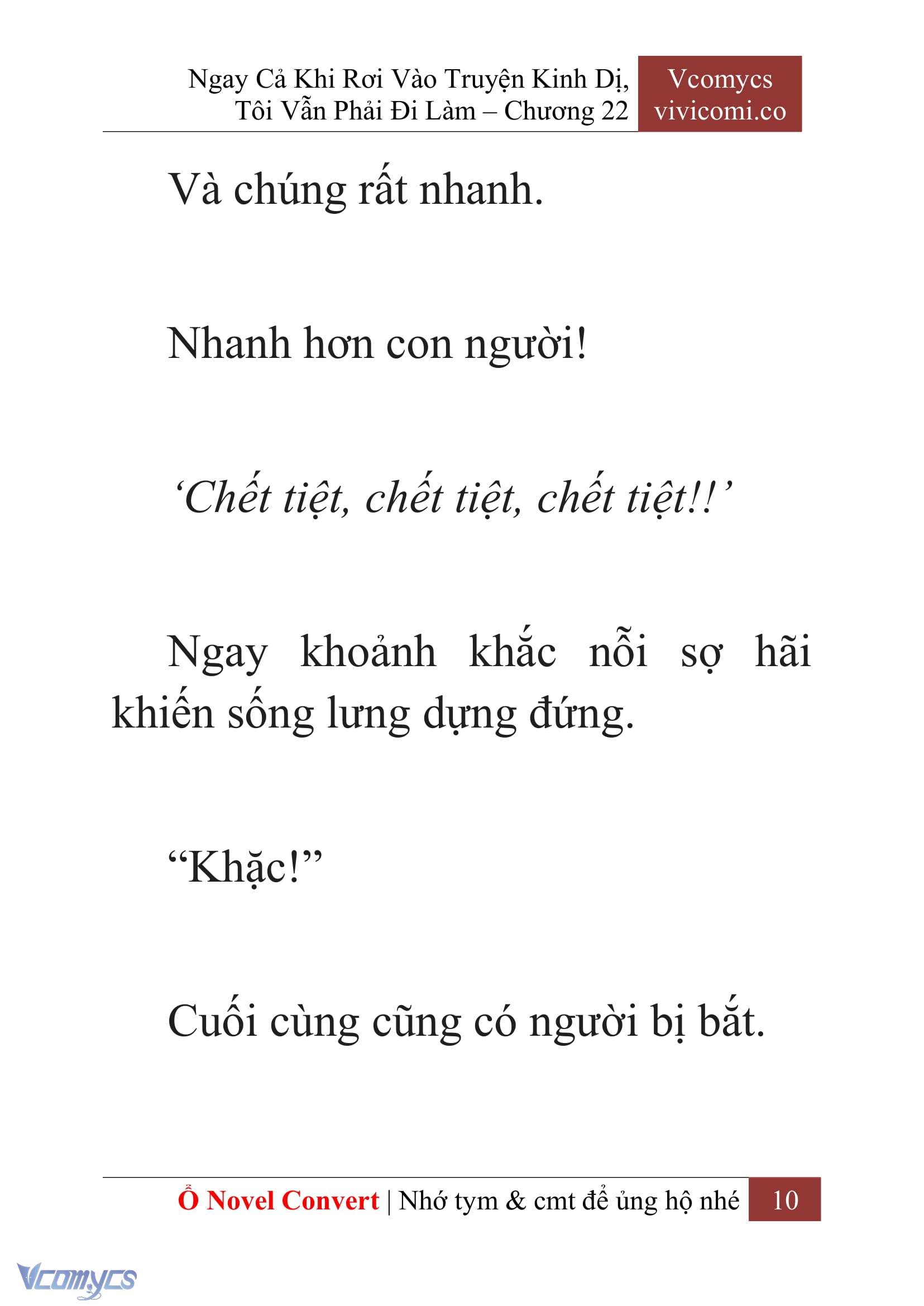 [Novel] Ngay Cả Khi Rơi Vào Truyện Kinh Dị, Tôi Vẫn Phải Đi Làm Chap 22 - Trang 2