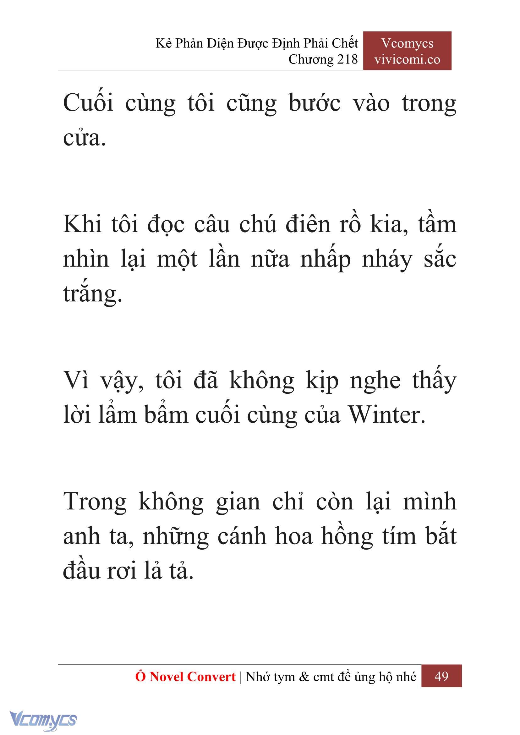 [Novel] Kẻ Phản Diện Được Định Phải Chết Chap 218 - Trang 2
