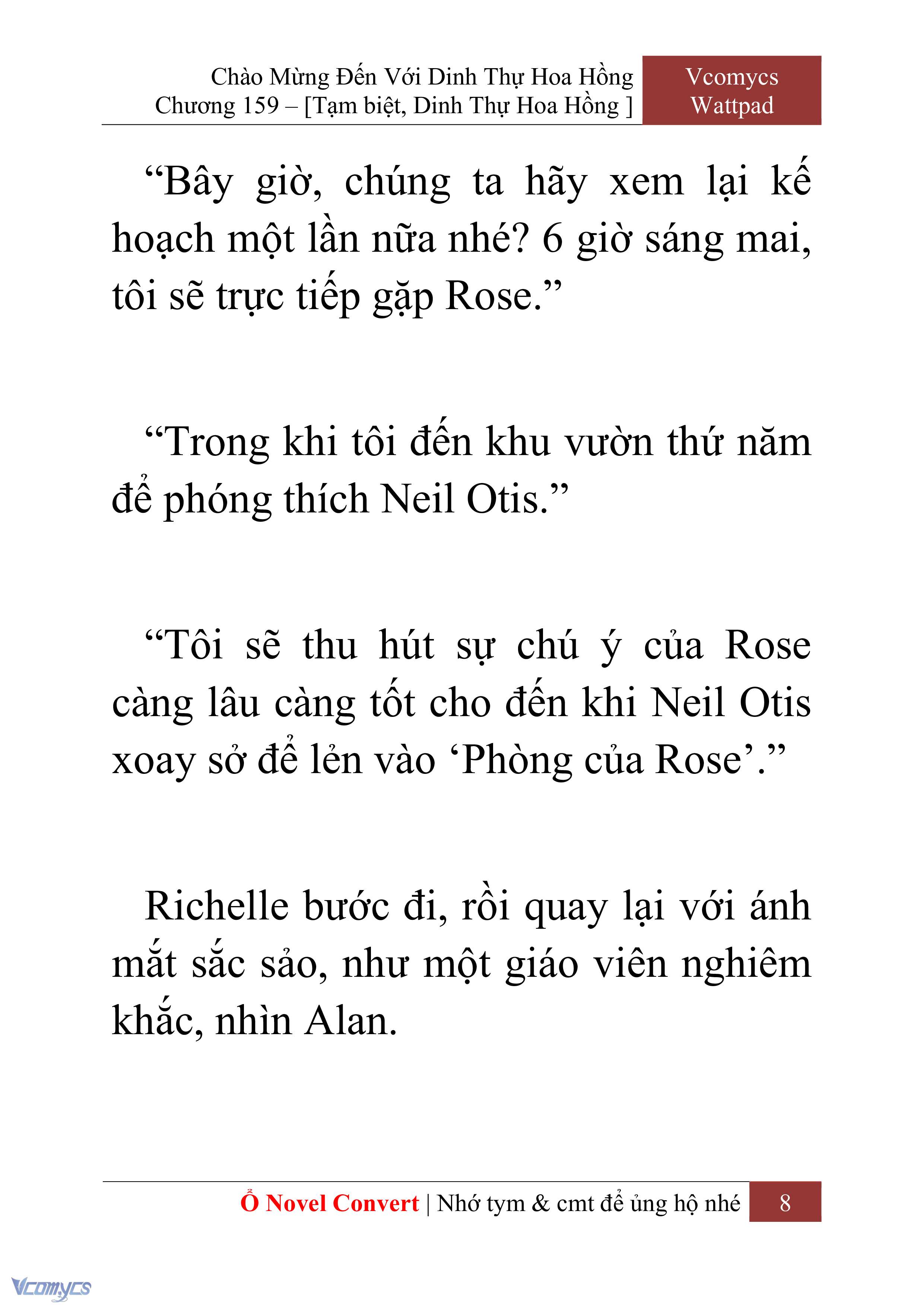 [Novel] Chào Mừng Đến Với Dinh Thự Hoa Hồng Chap 159 - Trang 2