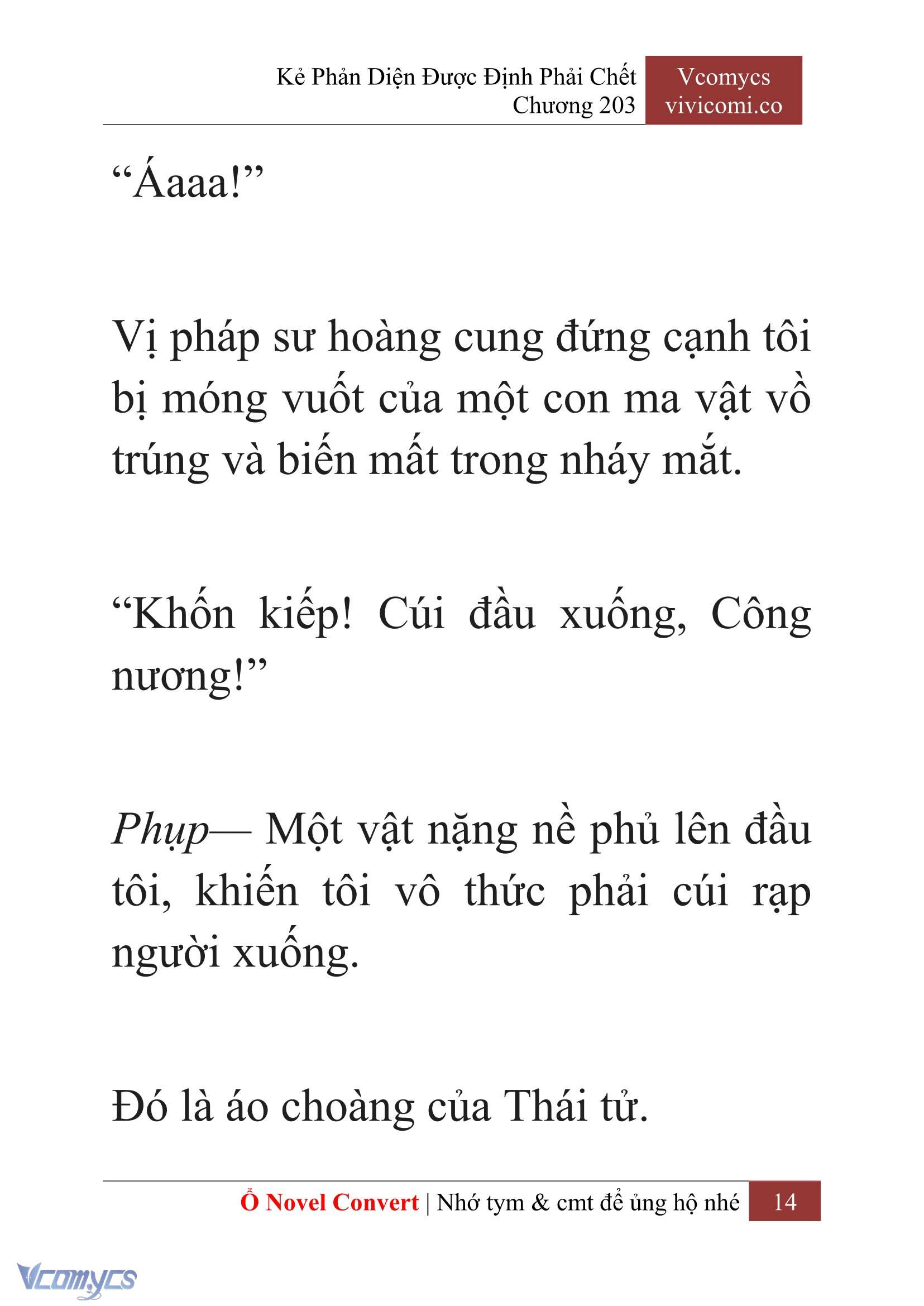 [Novel] Kẻ Phản Diện Được Định Phải Chết Chap 203 - Trang 2