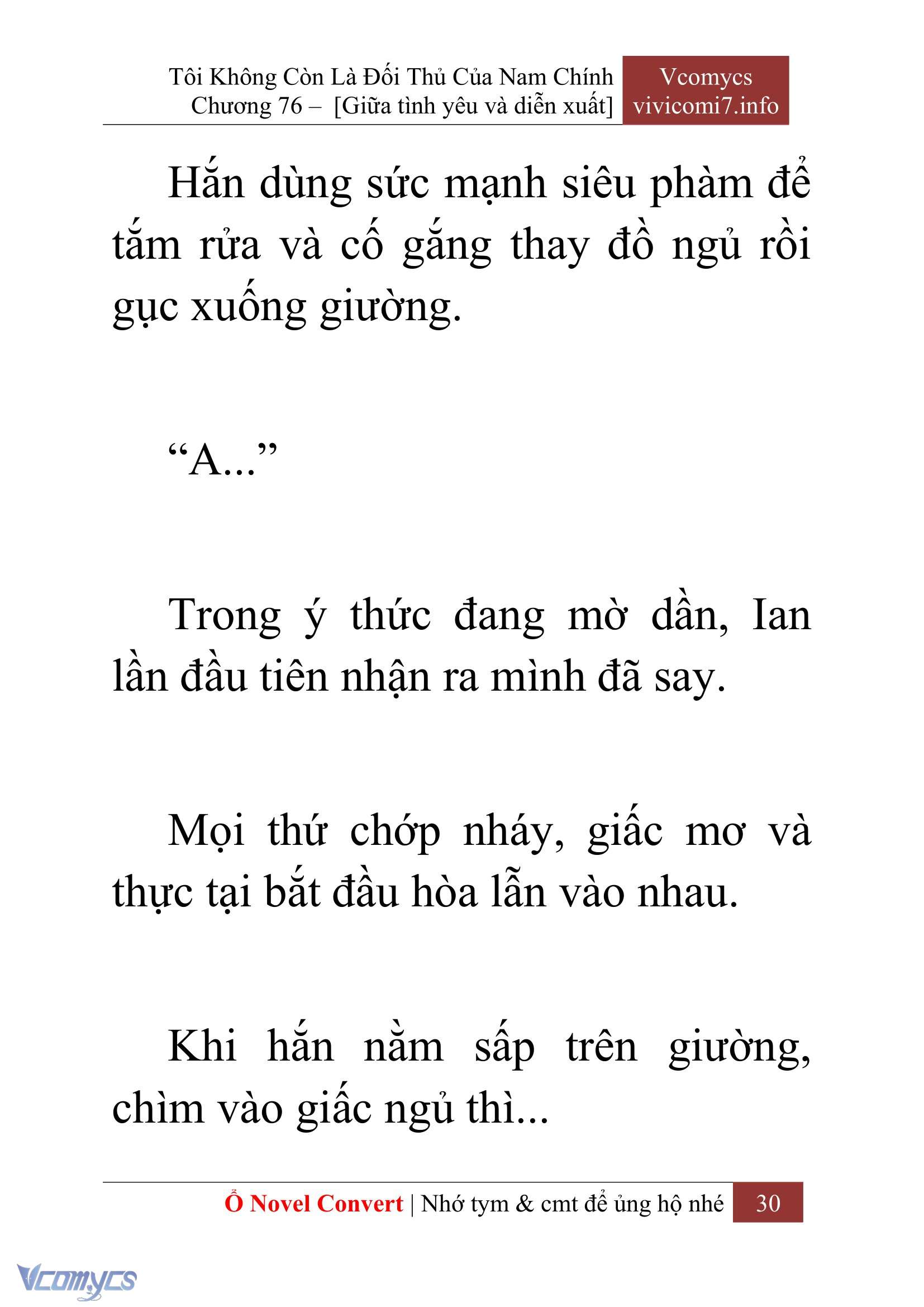 [Novel] Tôi Không Còn Là Đối Thủ Của Nam Chính Chap 76 - Trang 2