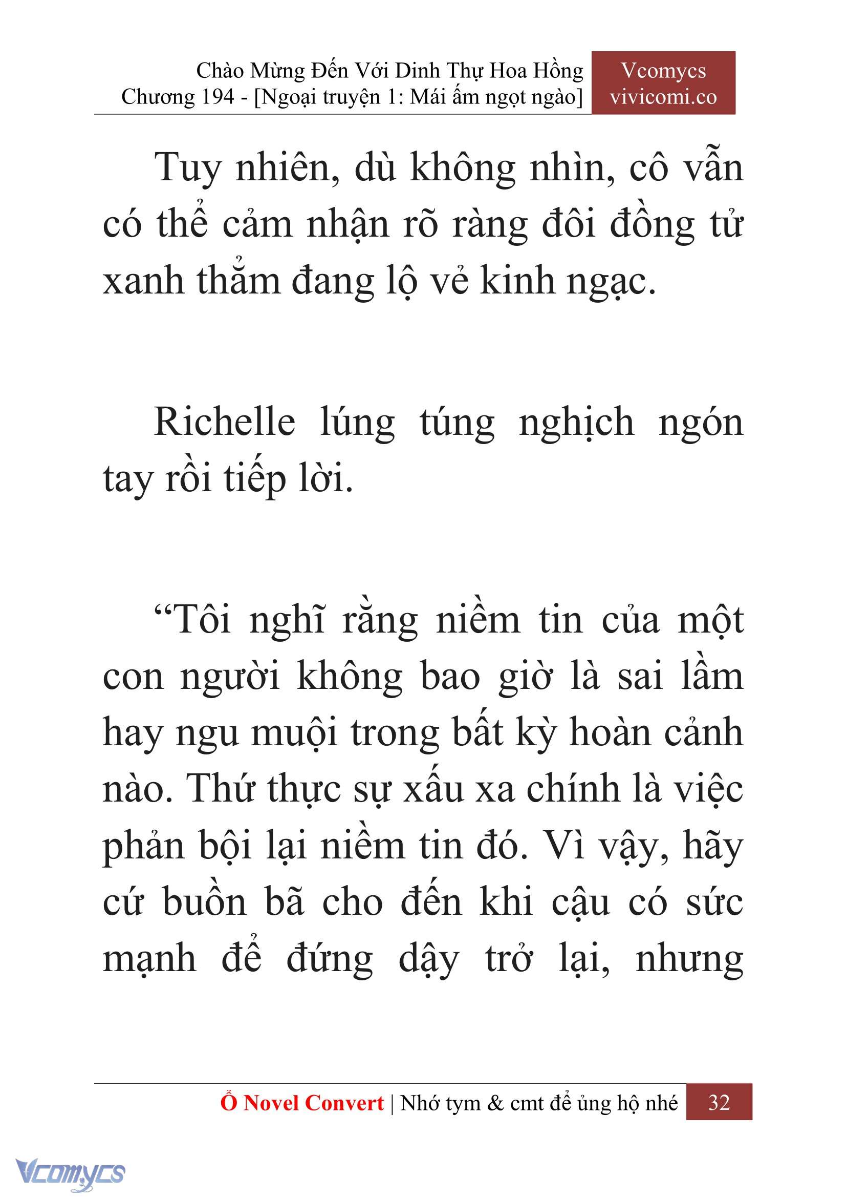 [Novel] Chào Mừng Đến Với Dinh Thự Hoa Hồng Chap 194 - Trang 2
