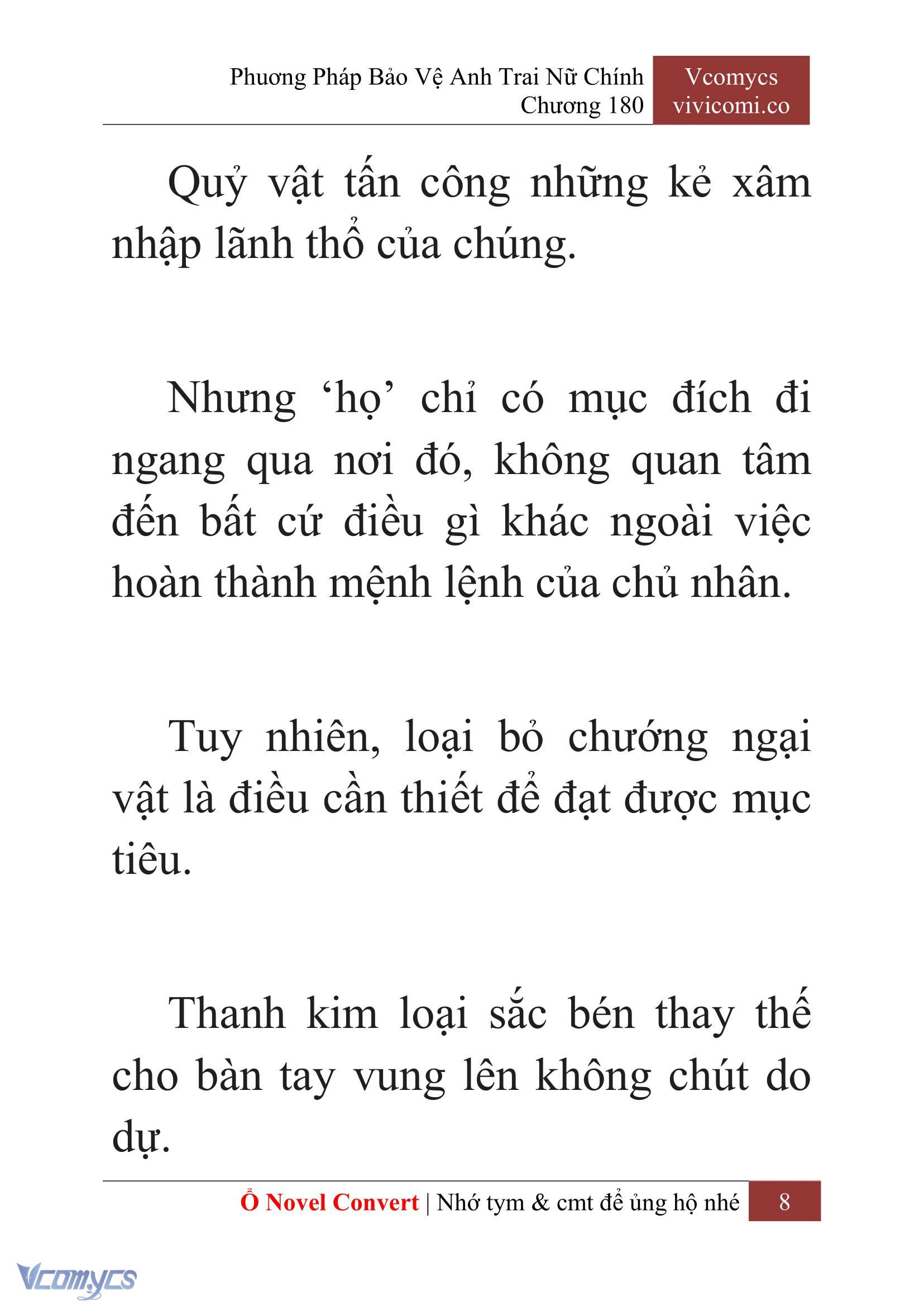 [Novel] Phương Pháp Bảo Vệ Anh Trai Nữ Chính Chap 180 - Trang 2