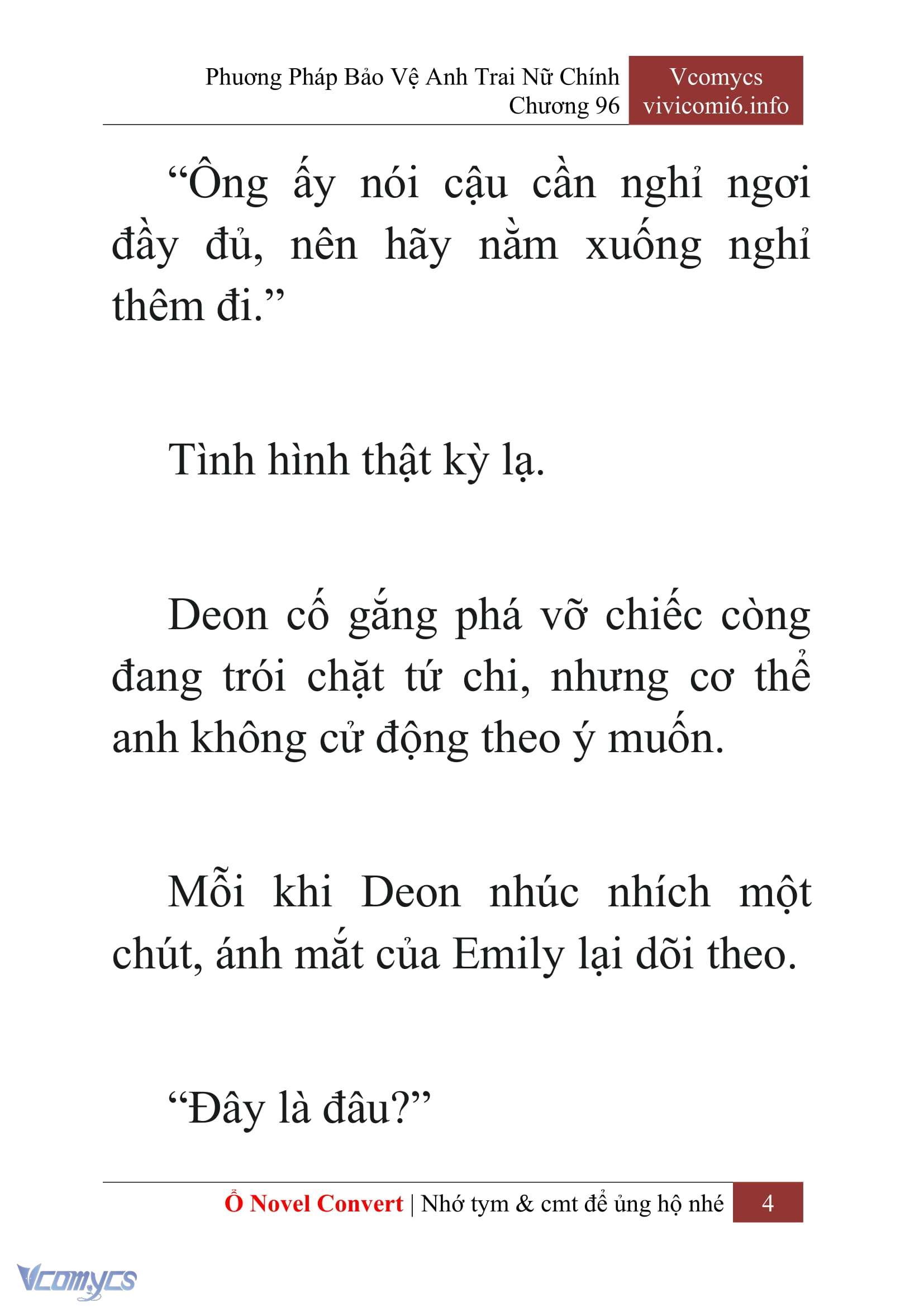 [Novel] Phương Pháp Bảo Vệ Anh Trai Nữ Chính Chap 96 - Trang 2