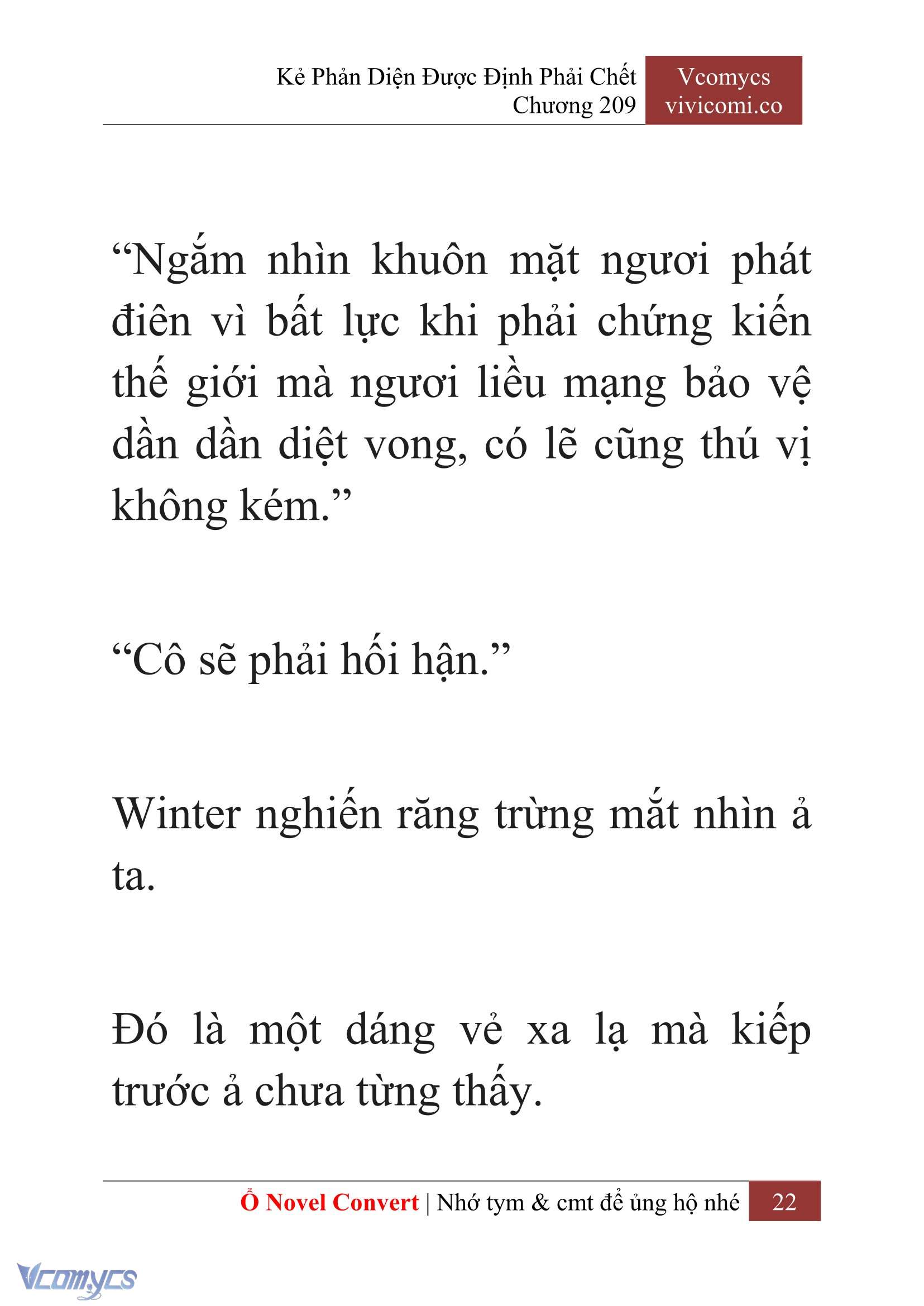 [Novel] Kẻ Phản Diện Được Định Phải Chết Chap 209 - Trang 2