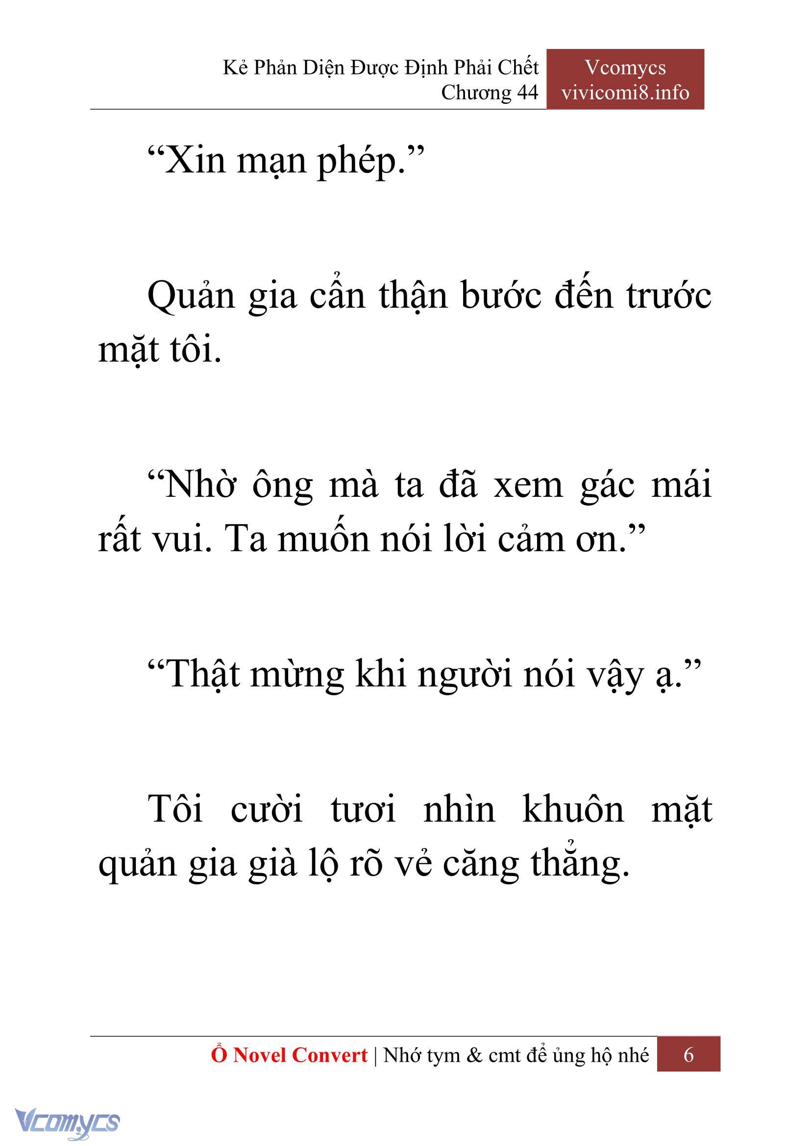 [Novel] Kẻ Phản Diện Được Định Phải Chết Chap 44 - Next Chap 45