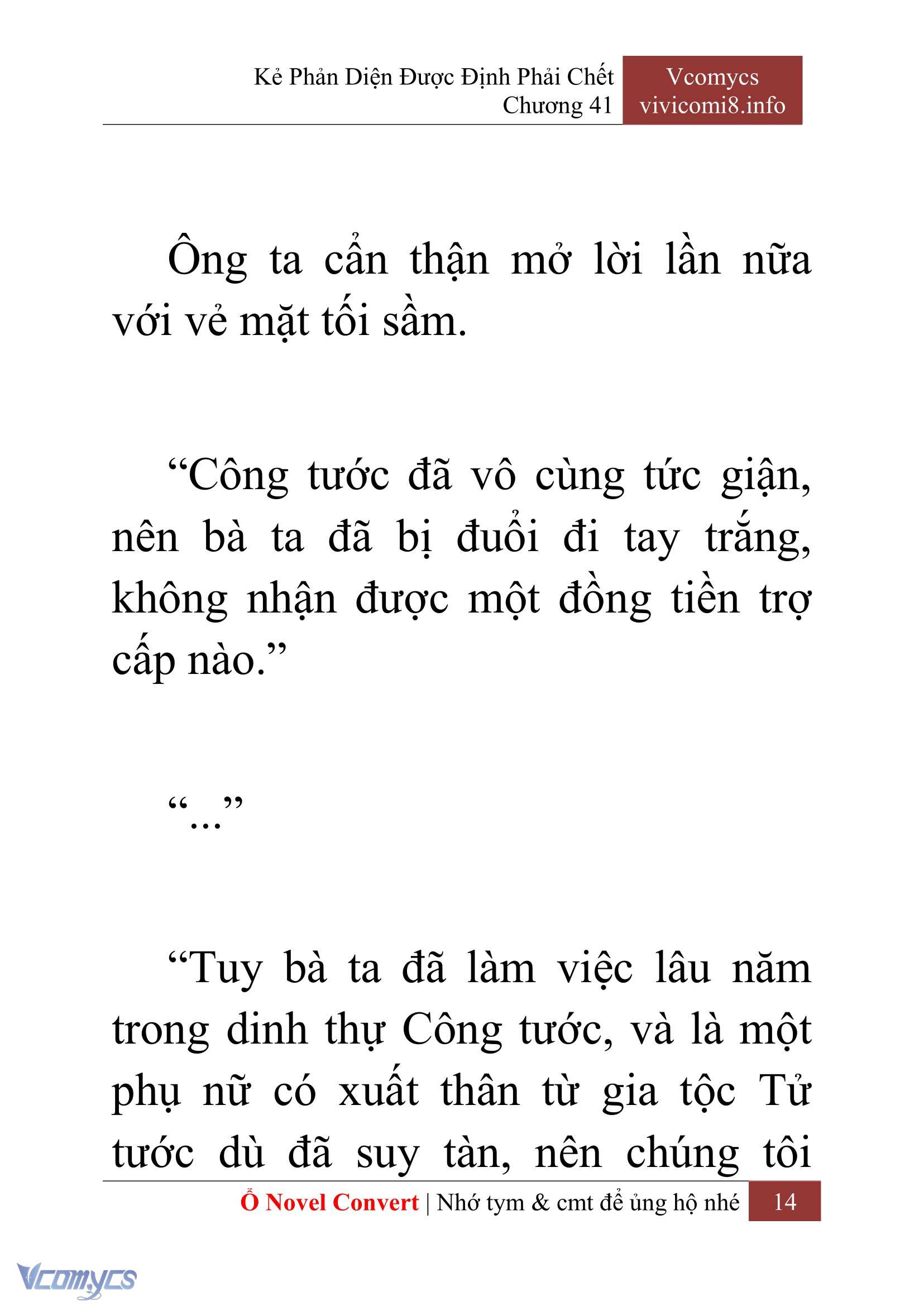 [Novel] Kẻ Phản Diện Được Định Phải Chết Chap 41 - Next Chap 42