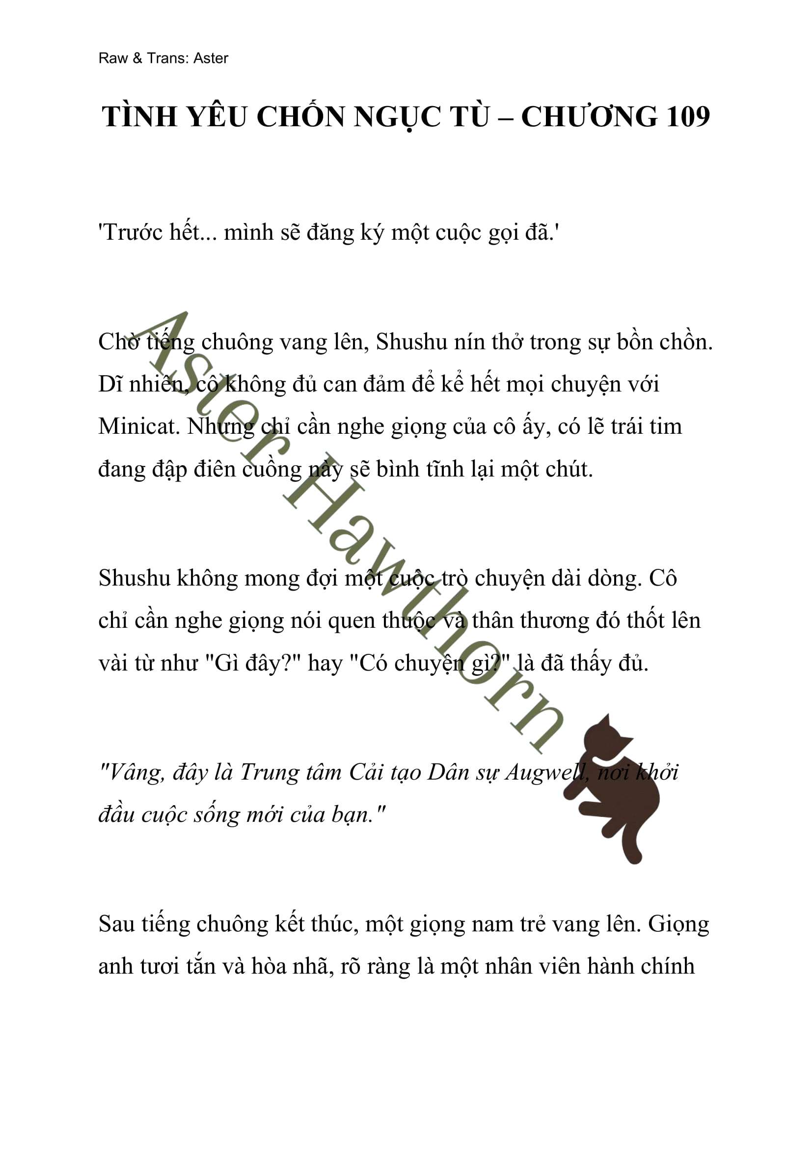 [NOVEL] Tình Yêu Chốn Ngục Tù Chap 109 - Trang 2