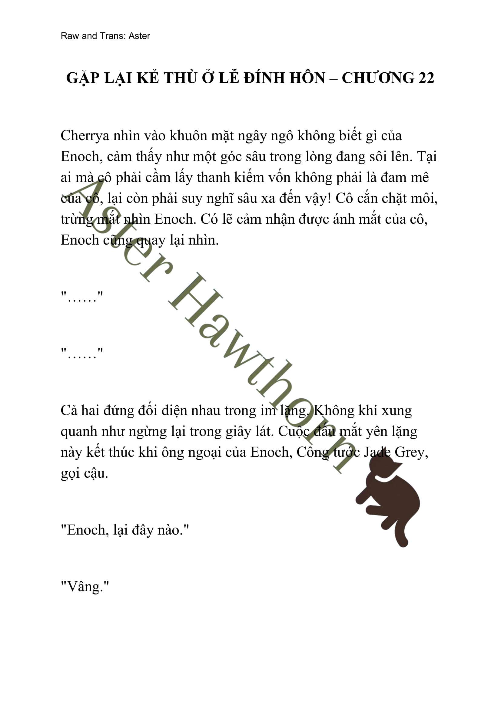 [NOVEL] Gặp Lại Kẻ Thù Ở Lễ Đính Hôn Chap 22 - Trang 2