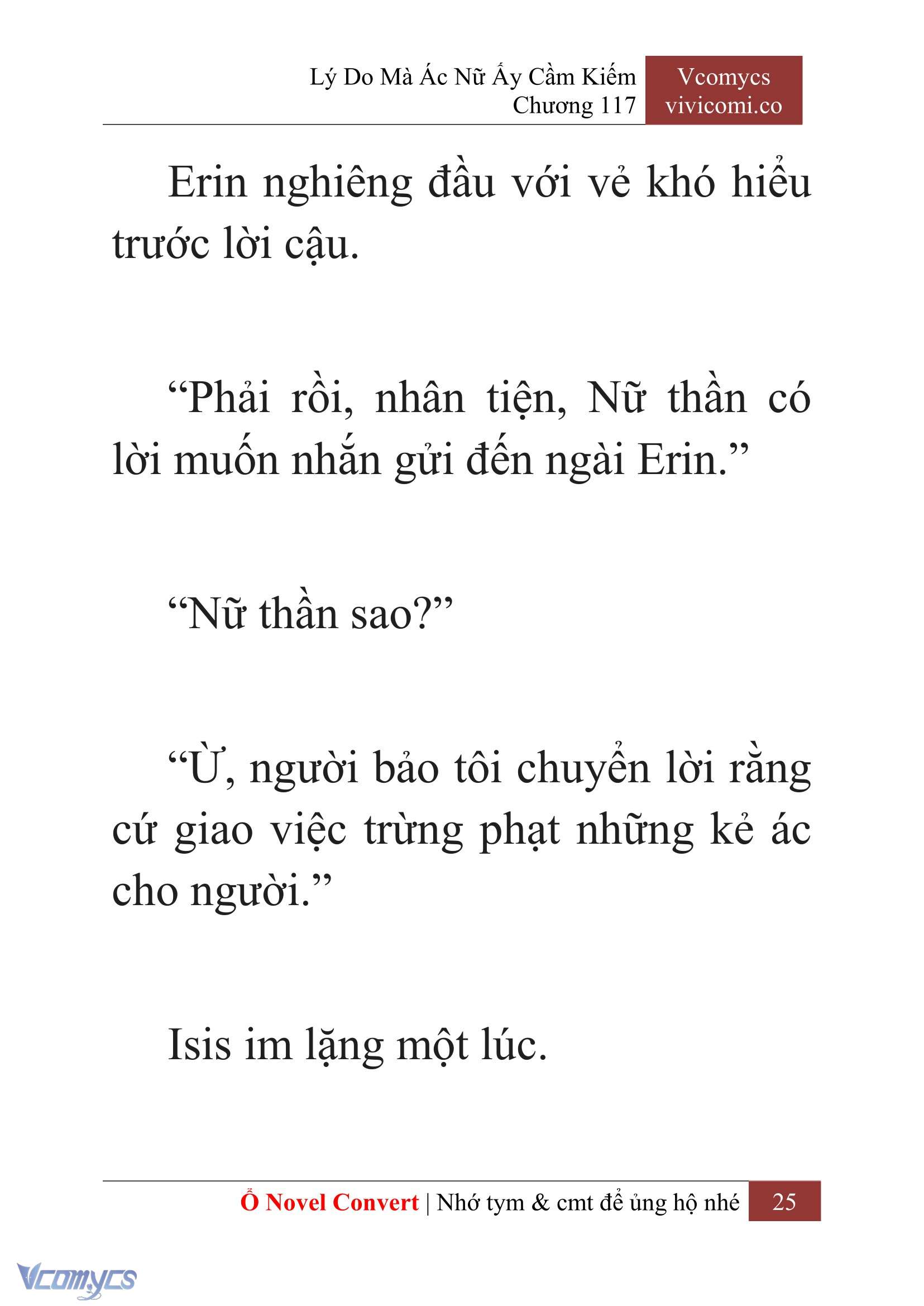 [Novel] Lý Do Mà Ác Nữ Ấy Cầm Kiếm Chap 117 - Trang 2