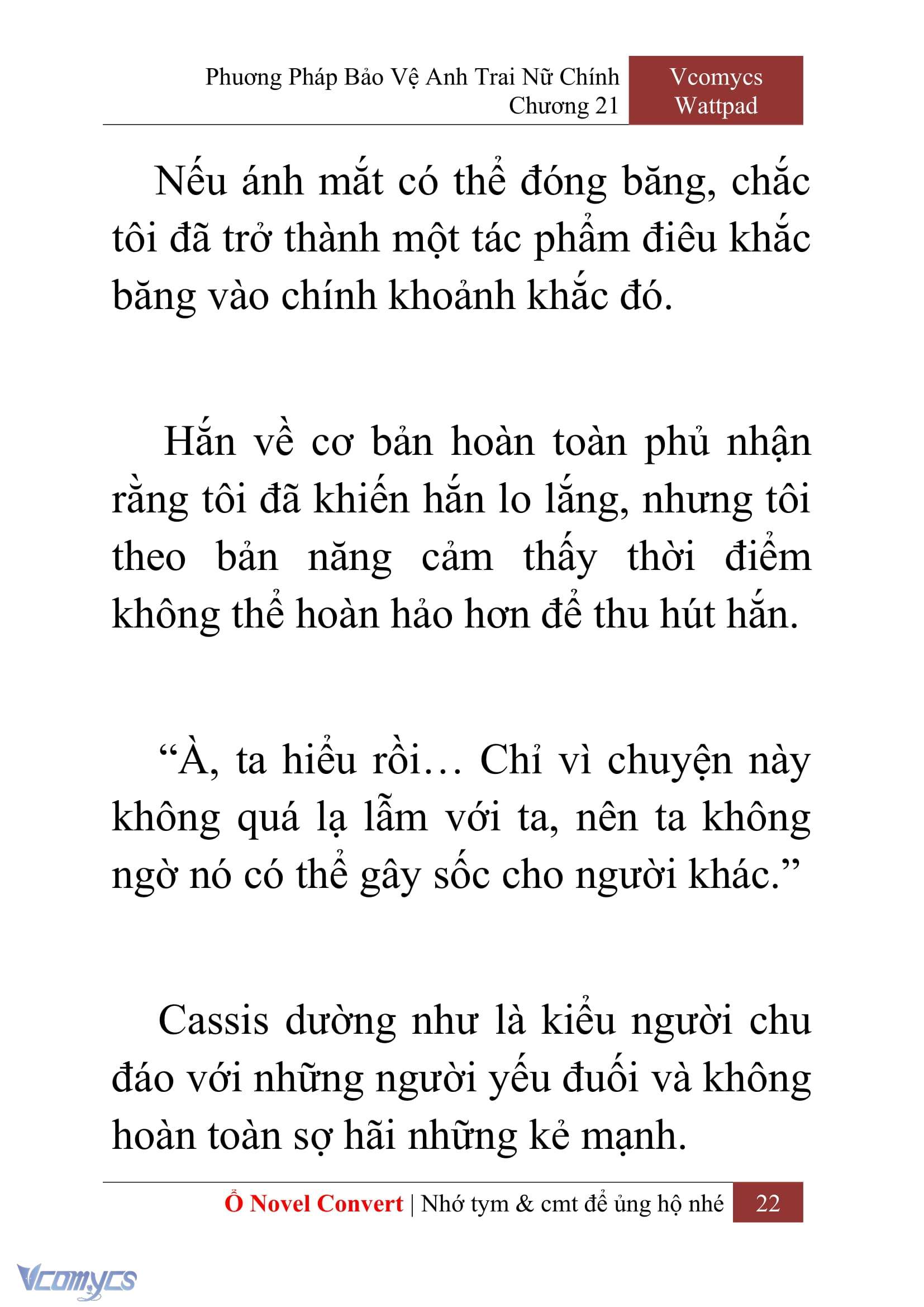[Novel] Phương Pháp Bảo Vệ Anh Trai Nữ Chính Chap 21 - Trang 2