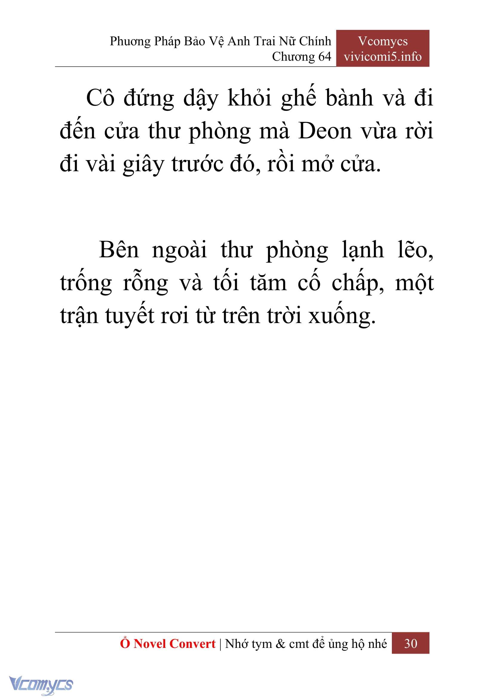 [Novel] Phương Pháp Bảo Vệ Anh Trai Nữ Chính Chap 64 - Trang 2