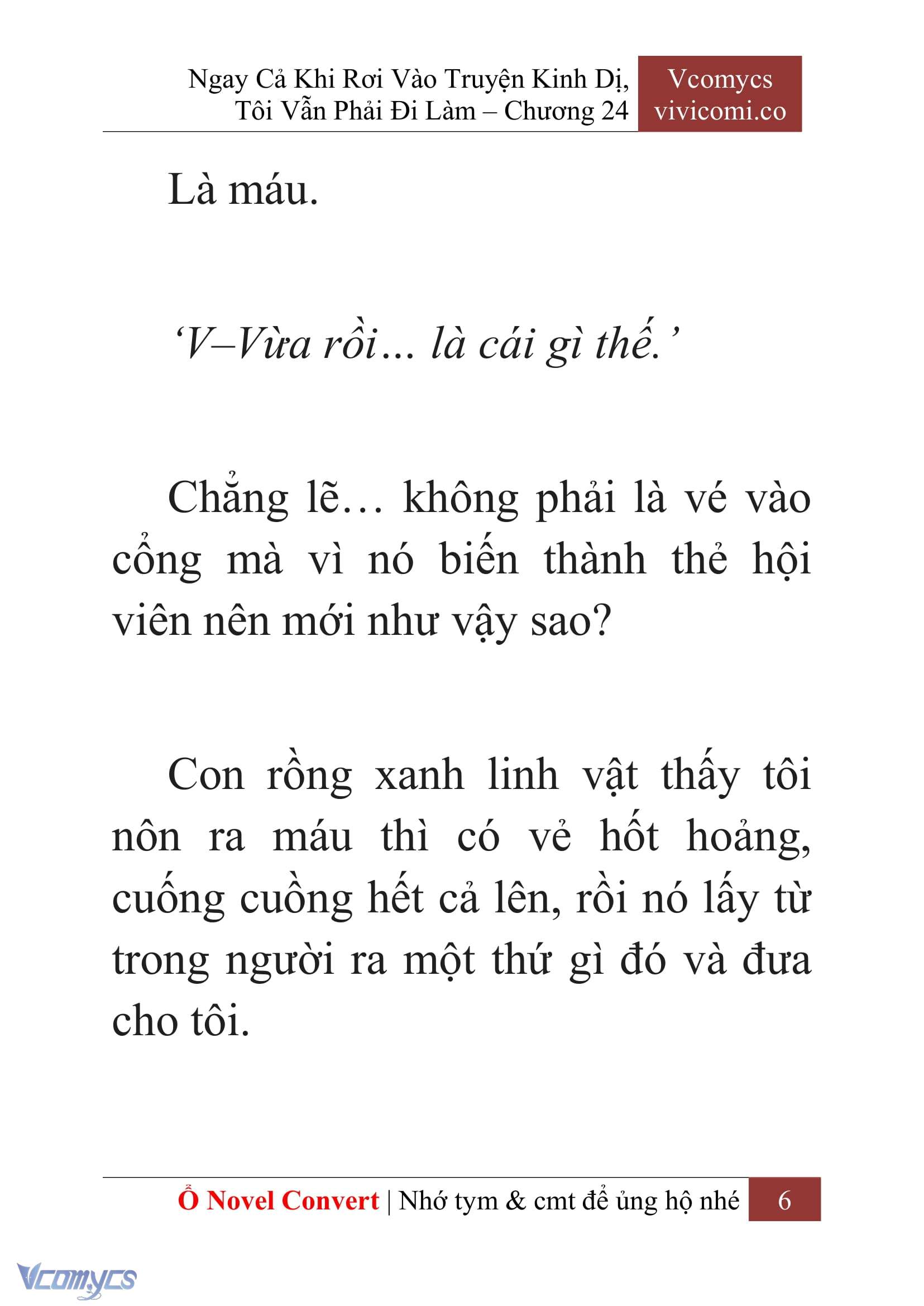 [Novel] Ngay Cả Khi Rơi Vào Truyện Kinh Dị, Tôi Vẫn Phải Đi Làm Chap 24 - Trang 2
