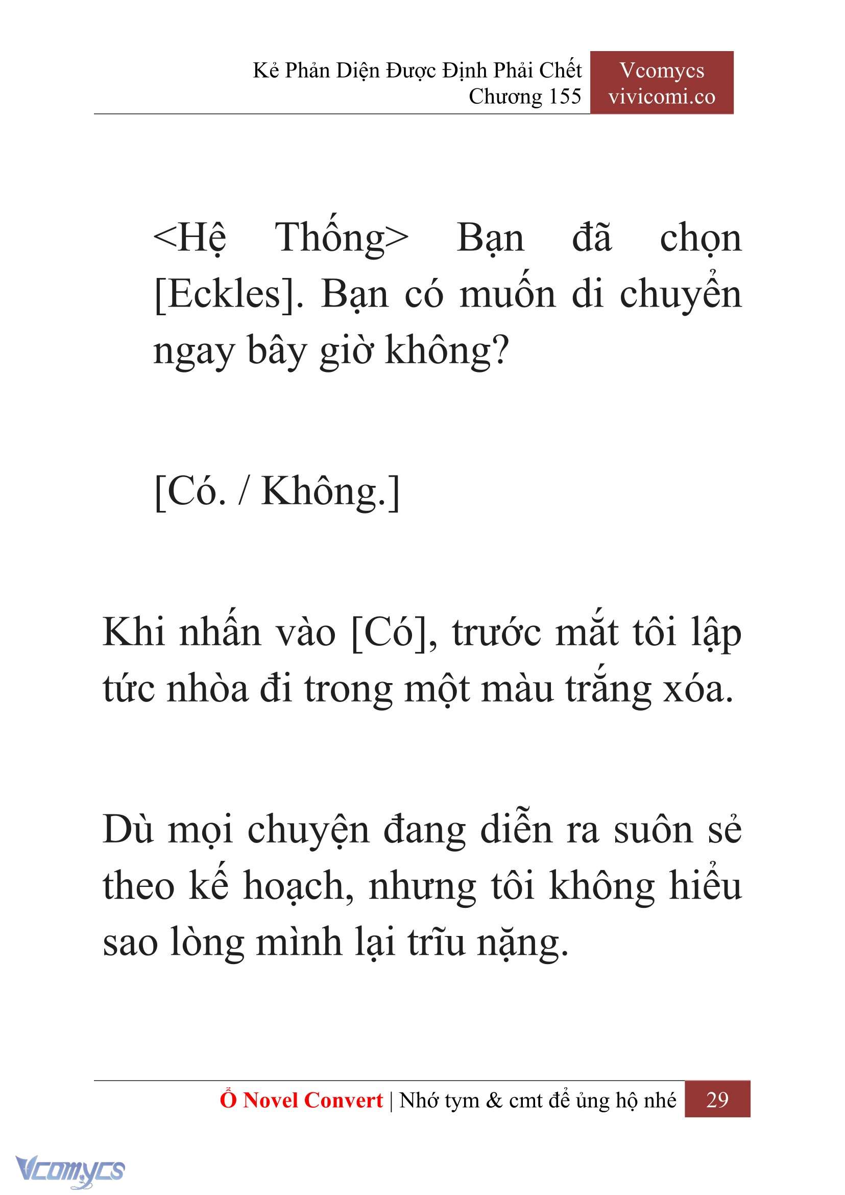 [Novel] Kẻ Phản Diện Được Định Phải Chết Chap 155 - Next Chap 156