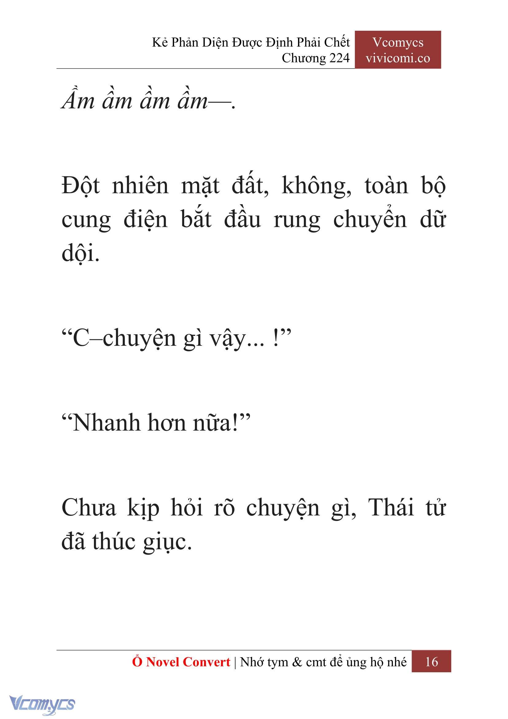 [Novel] Kẻ Phản Diện Được Định Phải Chết Chap 224 - Trang 2