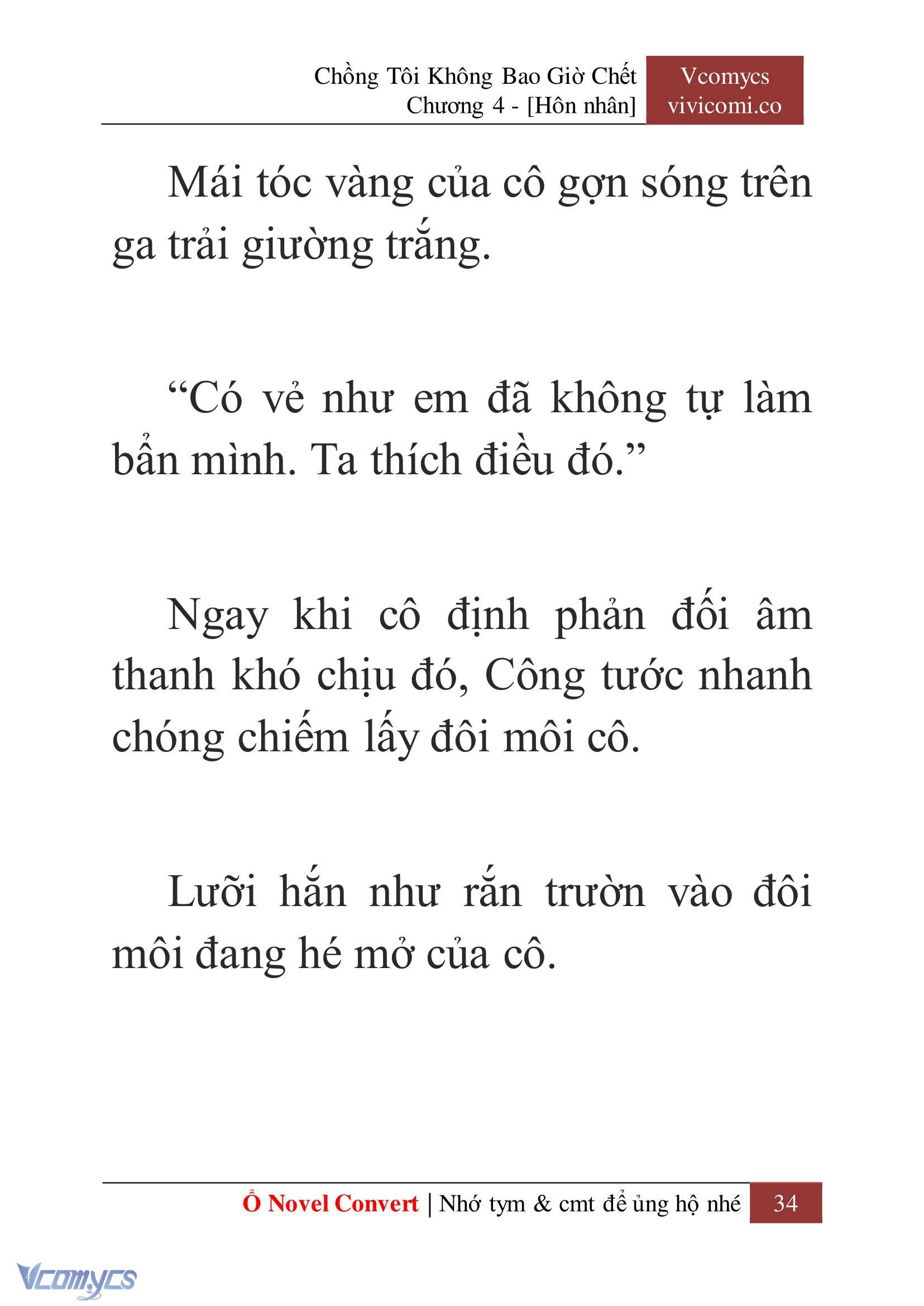 [Novel] Chồng Tôi Không Bao Giờ Chết Chap 4 - Trang 2