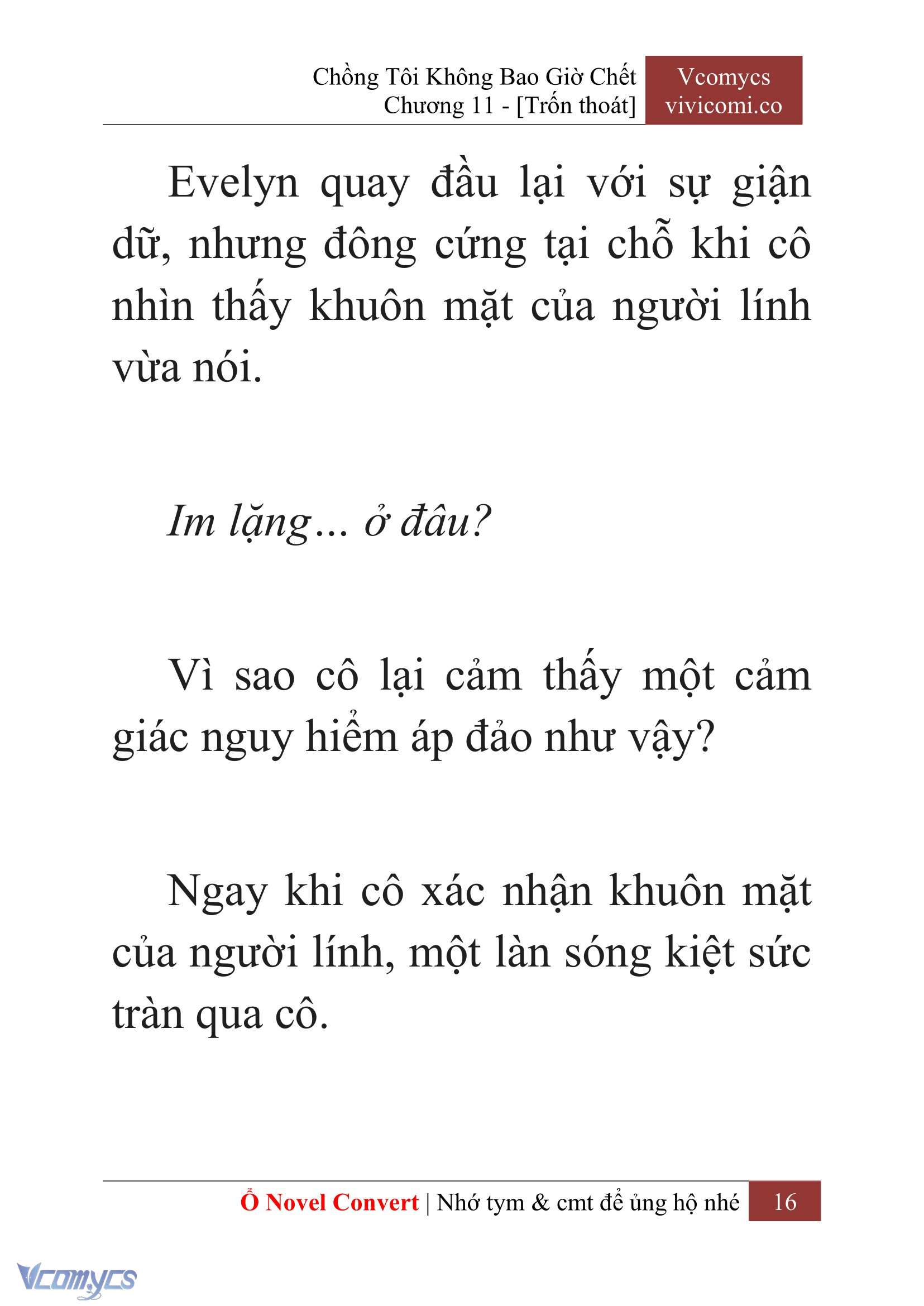[Novel] Chồng Tôi Không Bao Giờ Chết Chap 11 - Trang 2